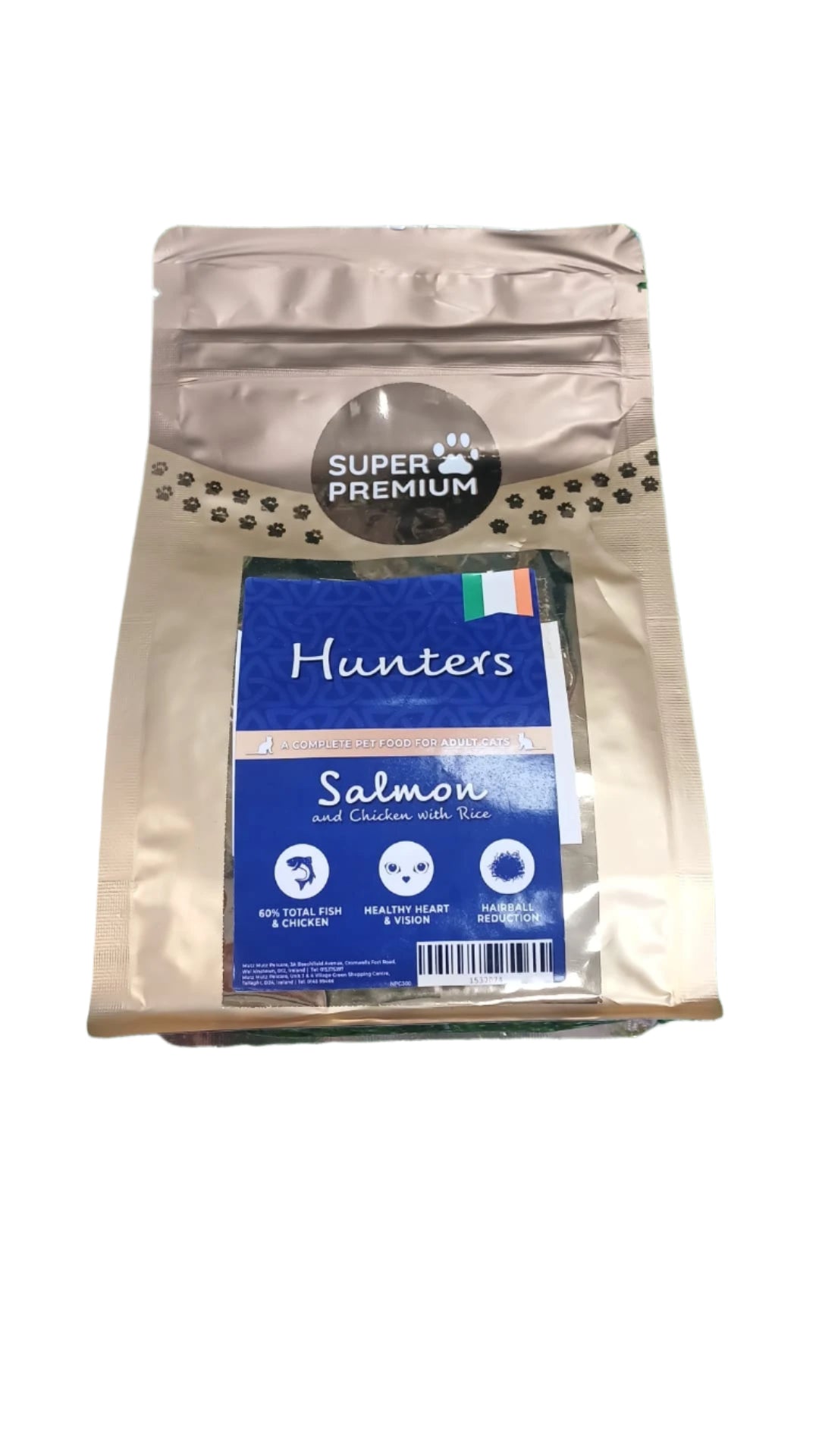 Hunters Cat Salmon with Rice Dry Food
