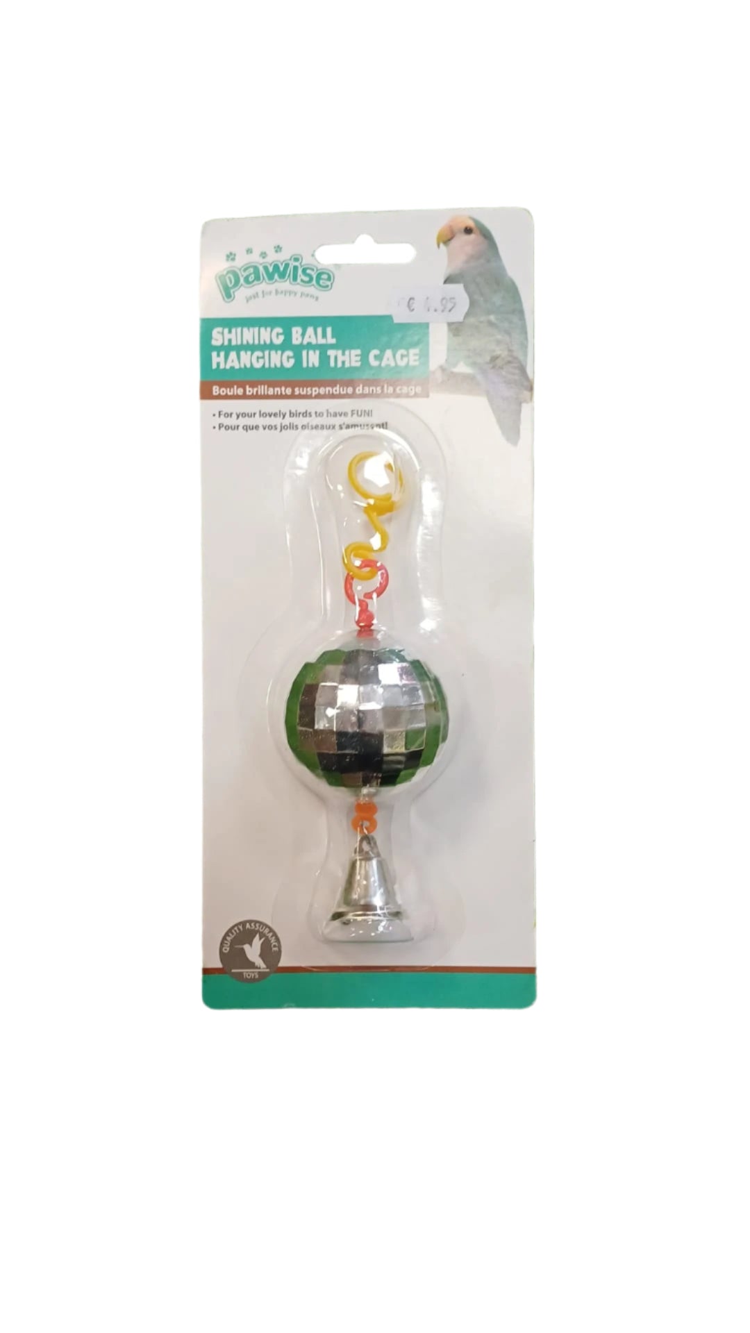 Pawise Shining Ball Bird Toy