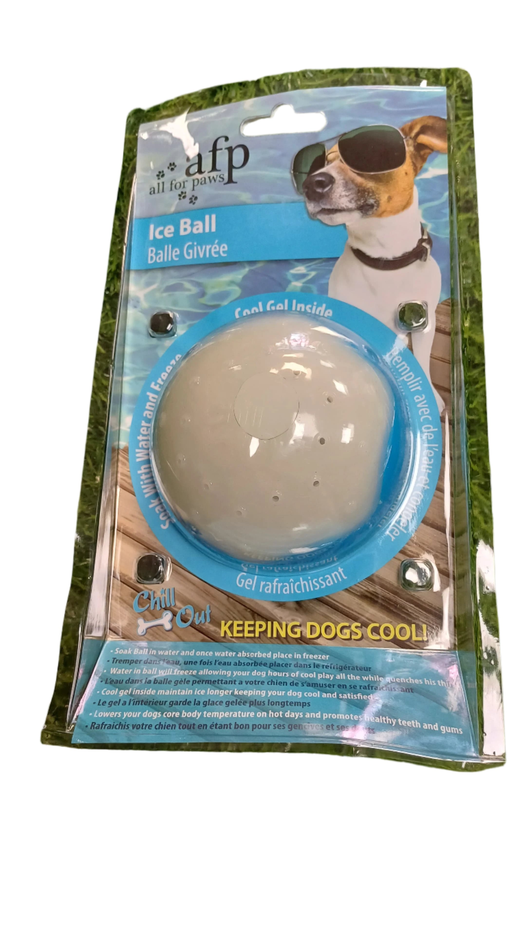 AFP Ice Ball – Freezable Cooling Dog Toy for Summer Relief