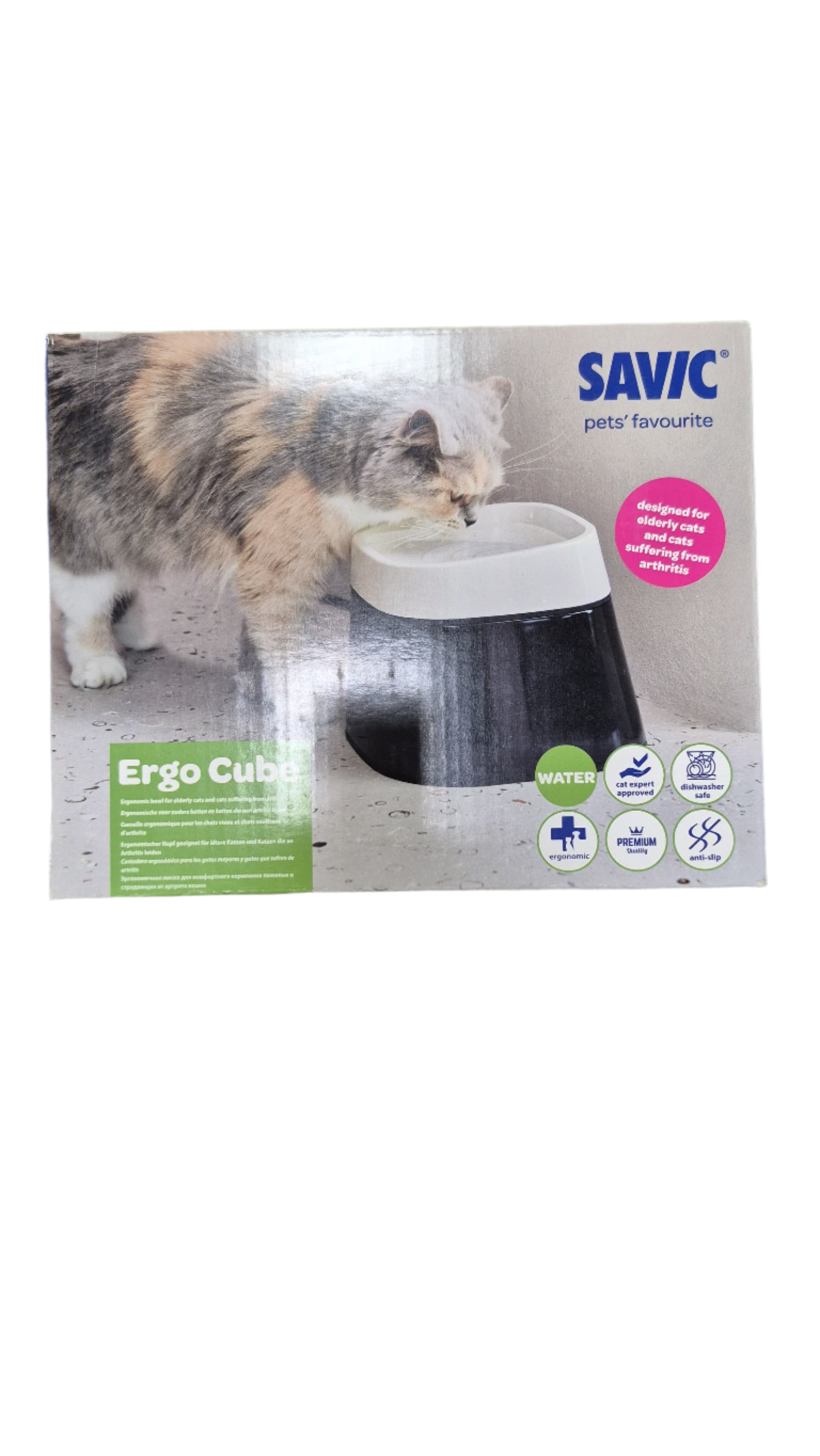 SAVIC Ergo Cube Cat Water Bowl