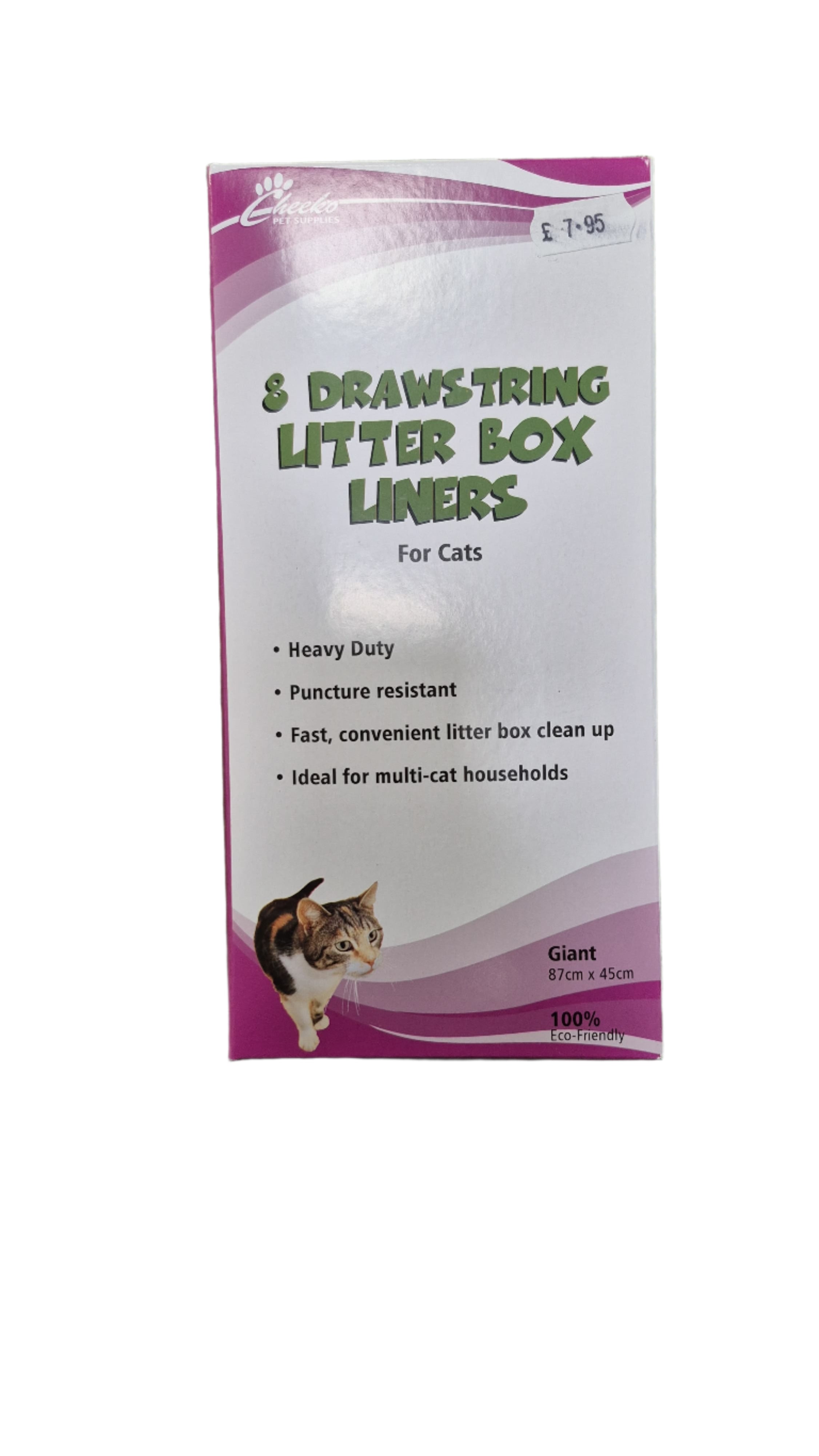 Cheeko Pet Supplies Drawstring Litter Box Liners