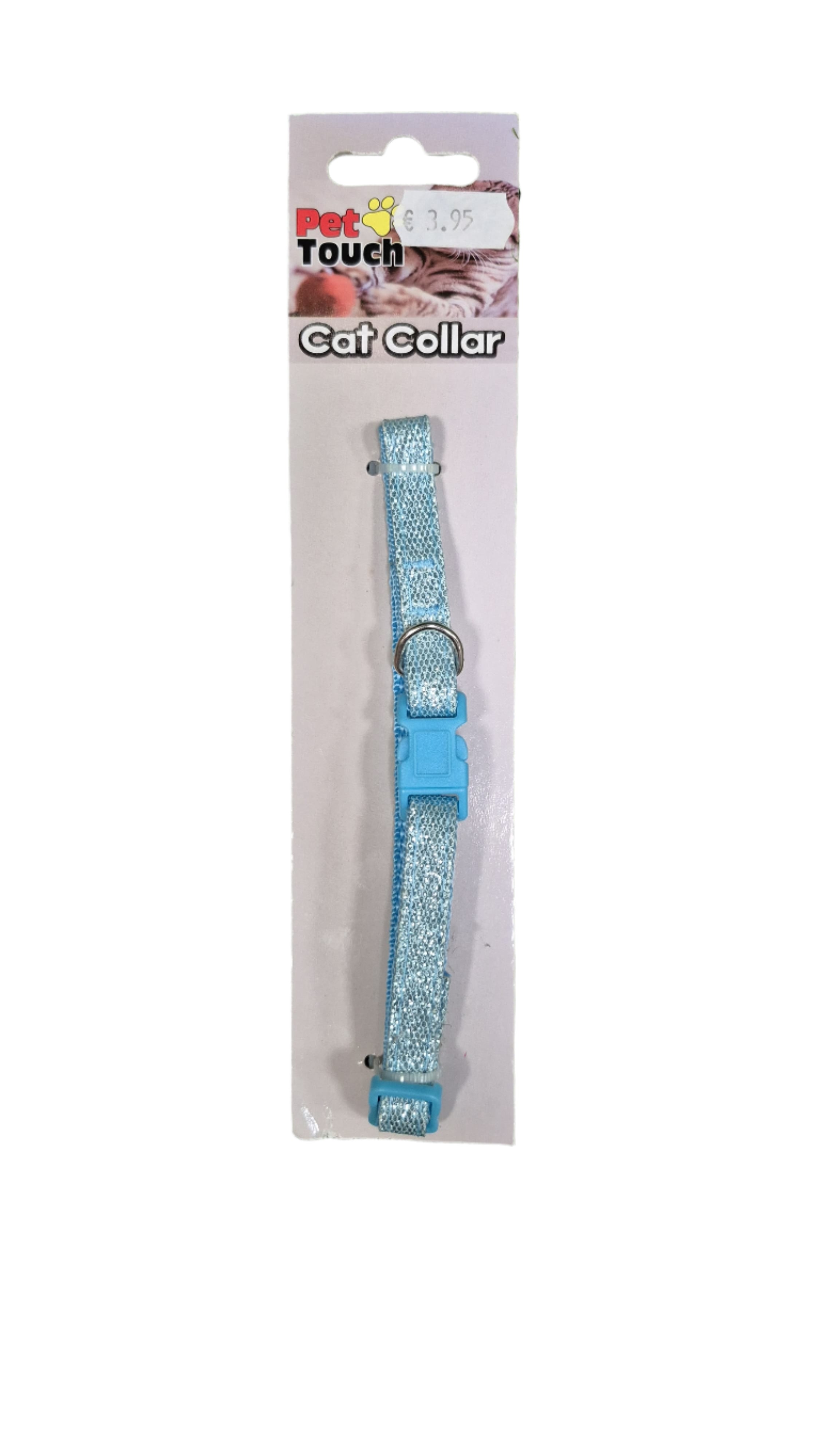 Pet Touch Blue Glitter Cat Collar