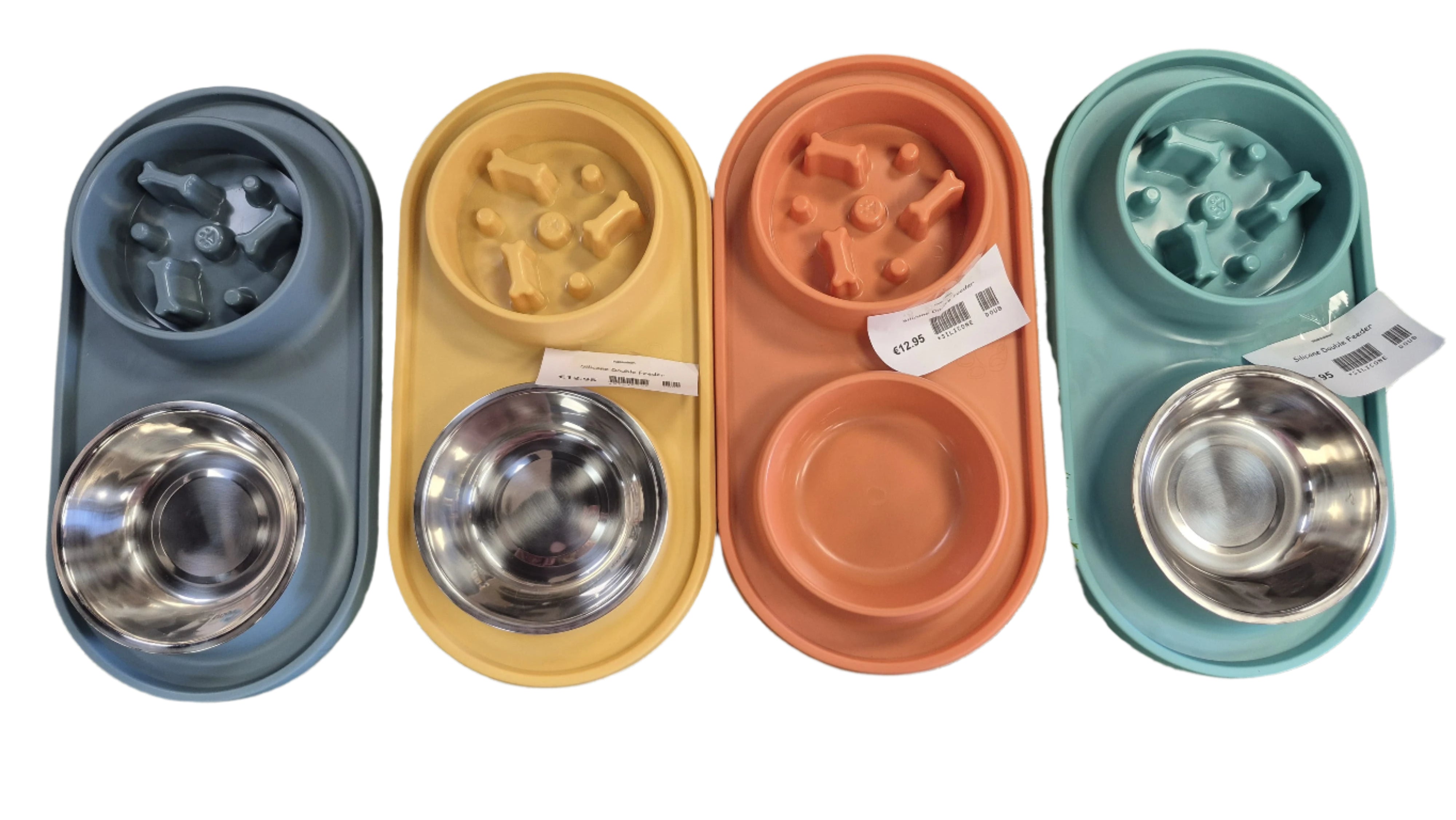 Silicone Double Feeders – Durable & Practical Feeding Solution for Pets