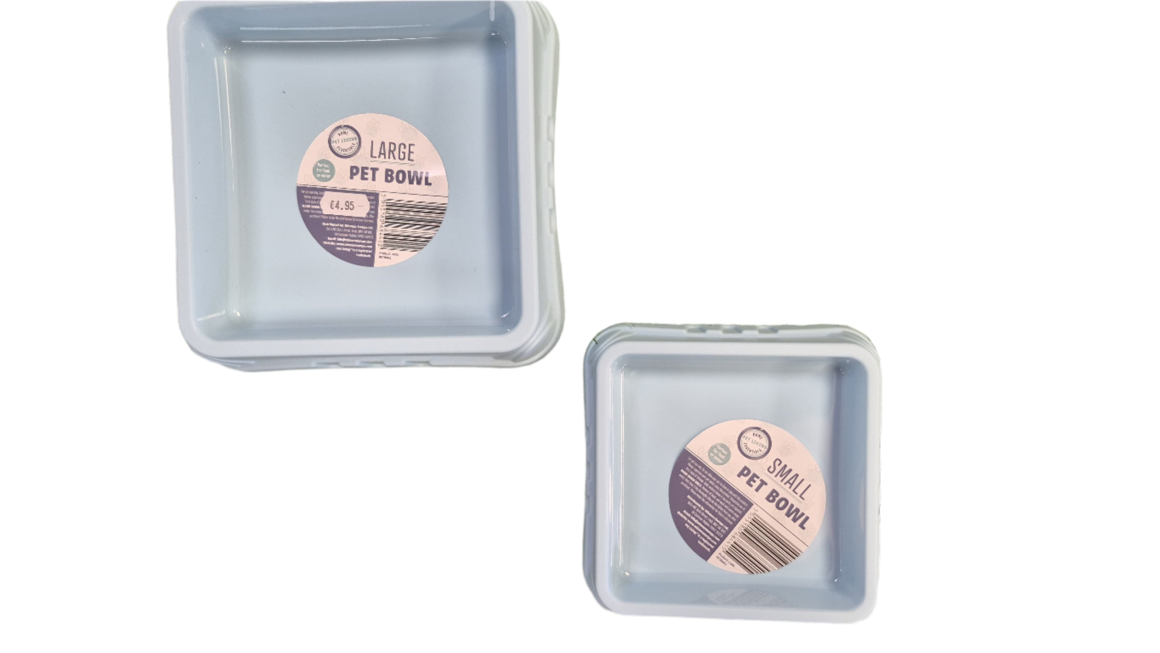 Blue Large & Small Pet Bowls – Durable, Eco-Friendly Feeding Solutions
