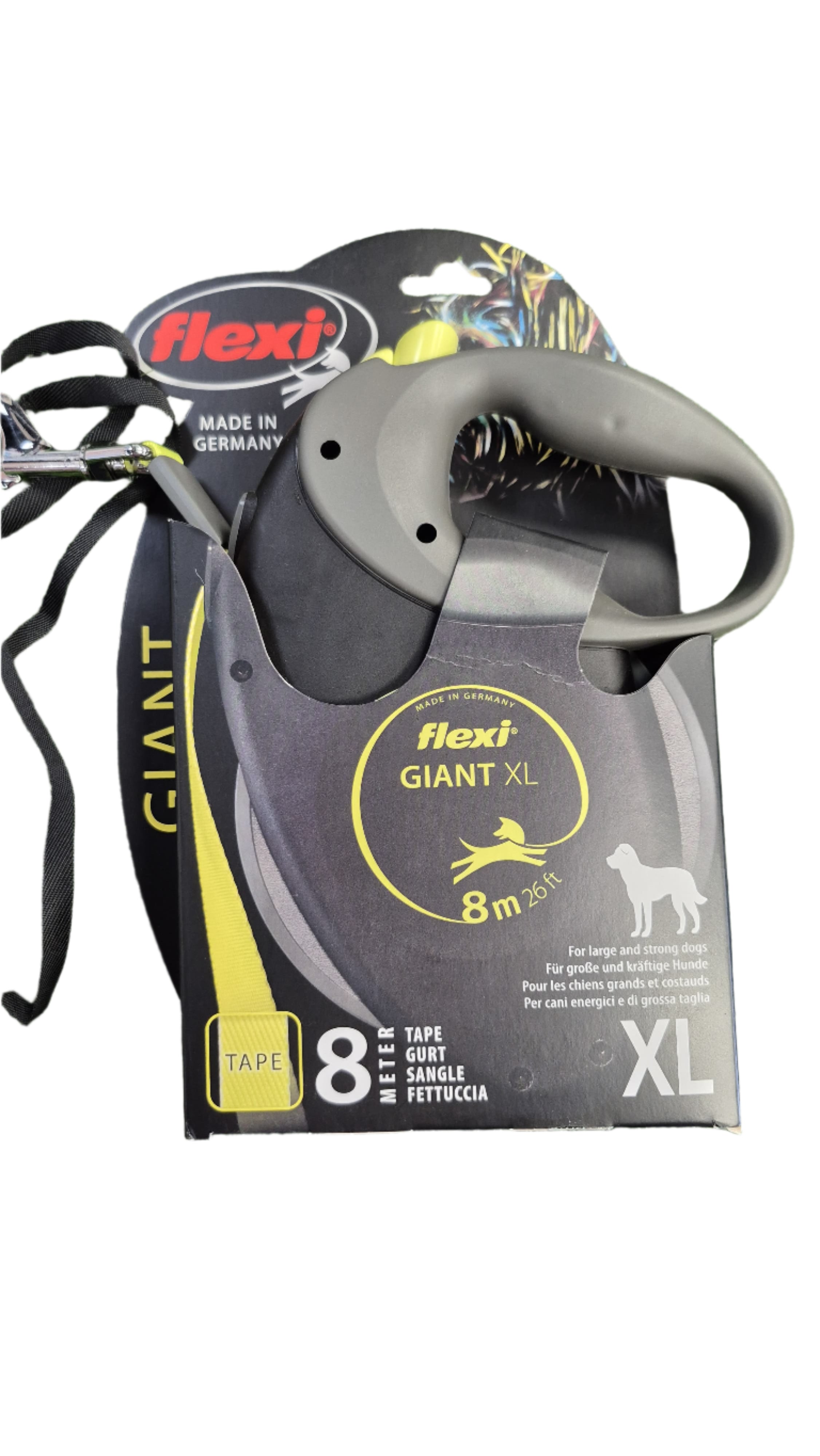 Flexi Giant XL Retractable Dog Leash 8m