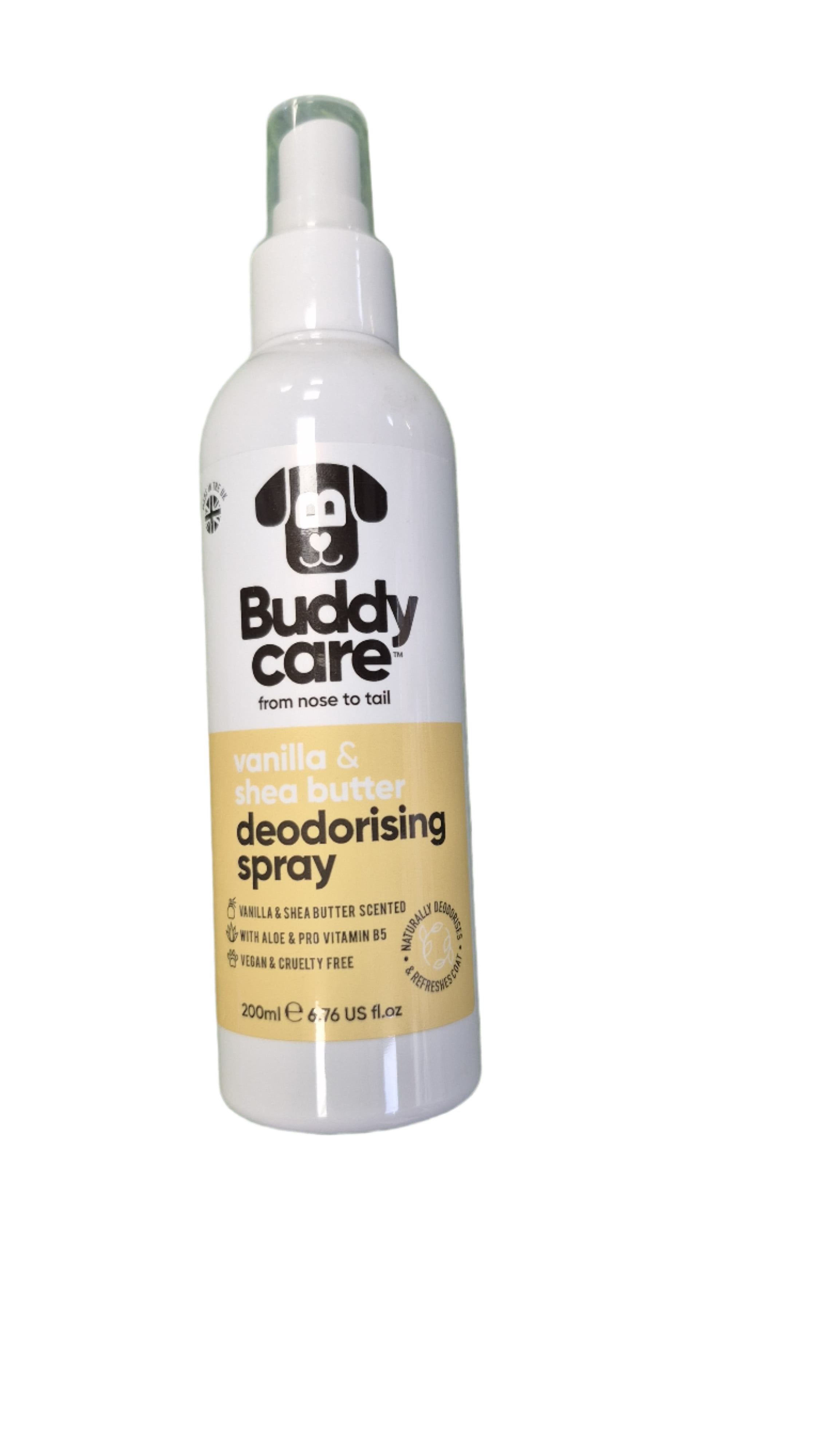 Buddy Care Vanilla & Shea Butter Deodorising Spray