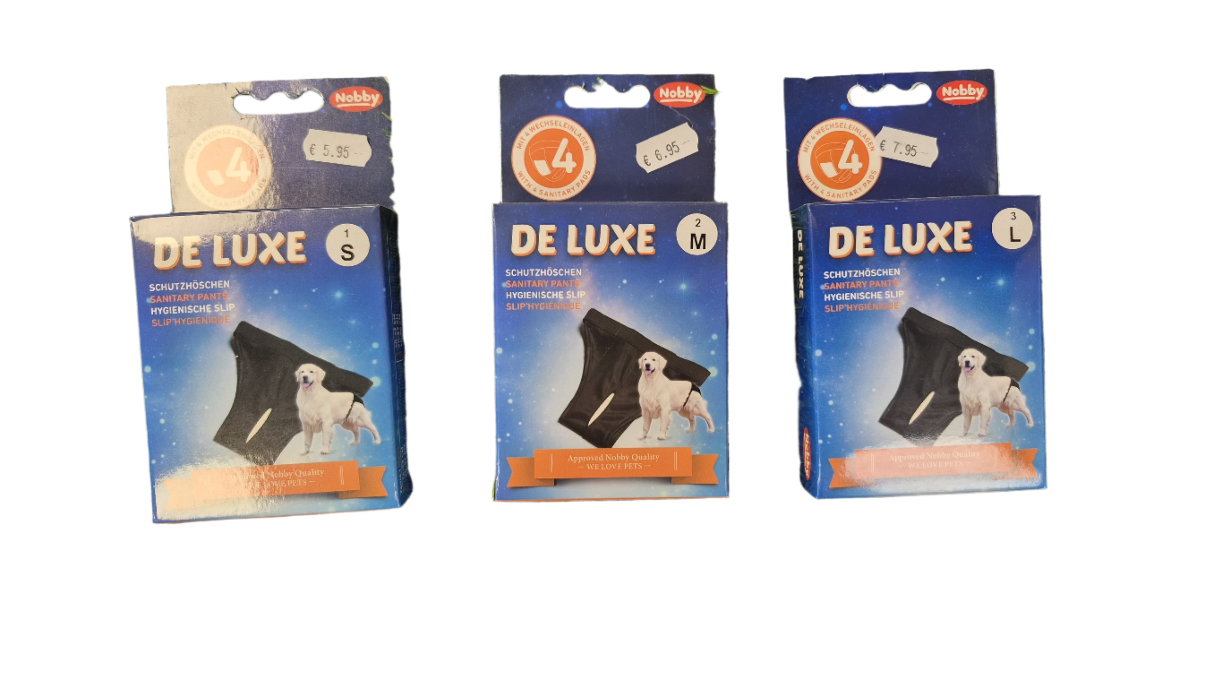 DE LUXE" sanitary pants for dogs