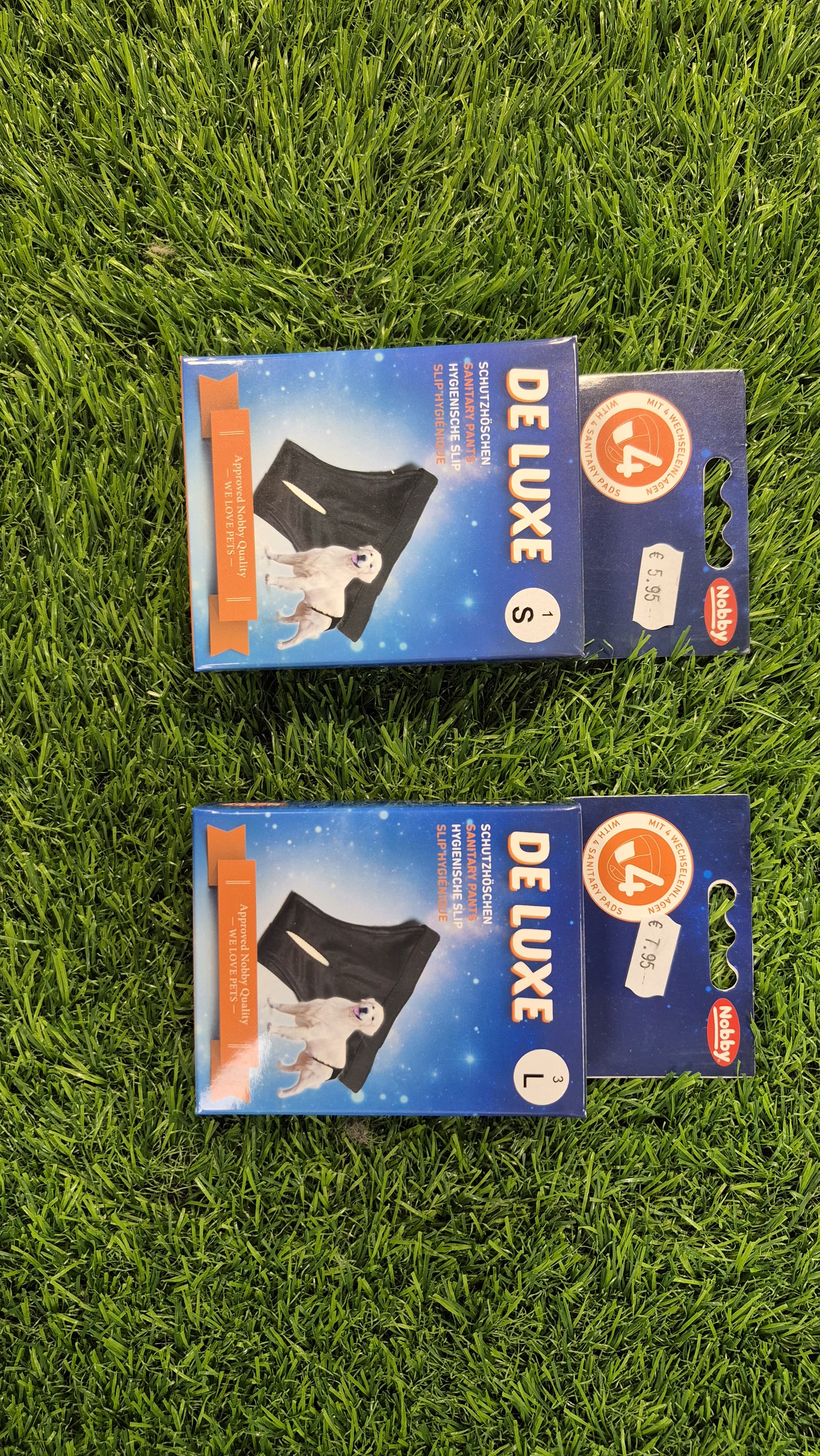 DE LUXE" sanitary pants for dogs