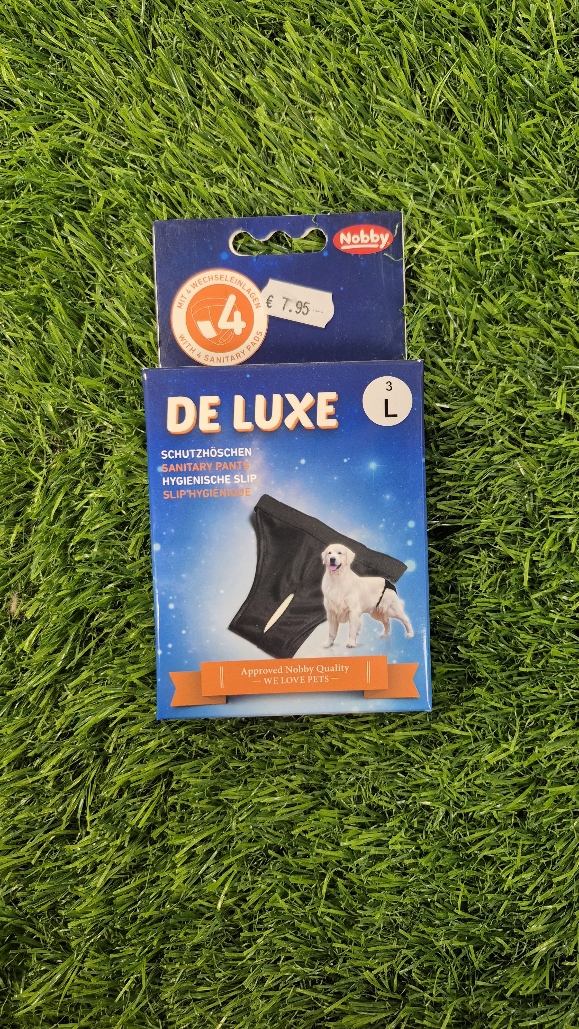 DE LUXE" sanitary pants for dogs