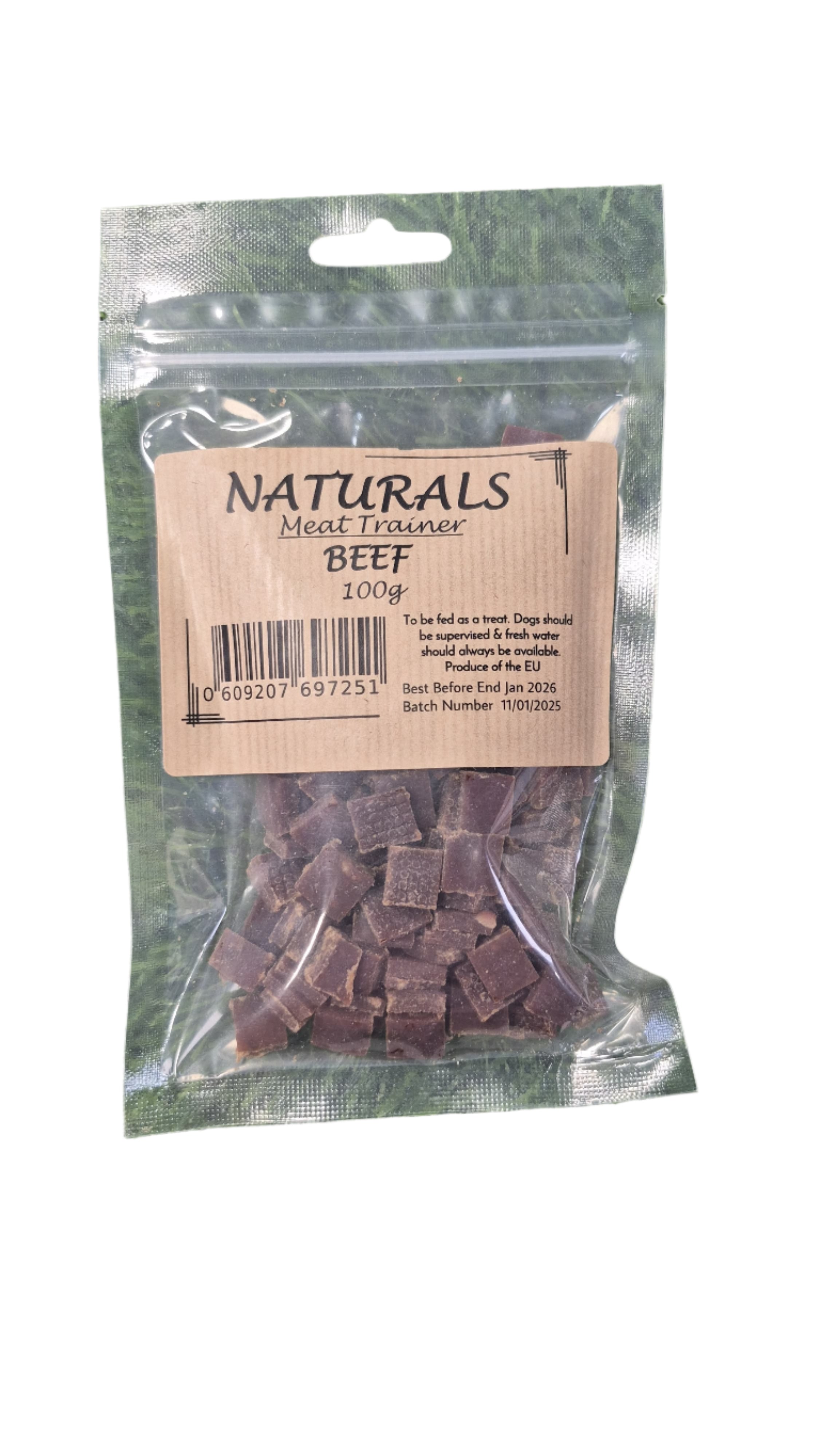 Naturals Meat Trainer Beef 100g