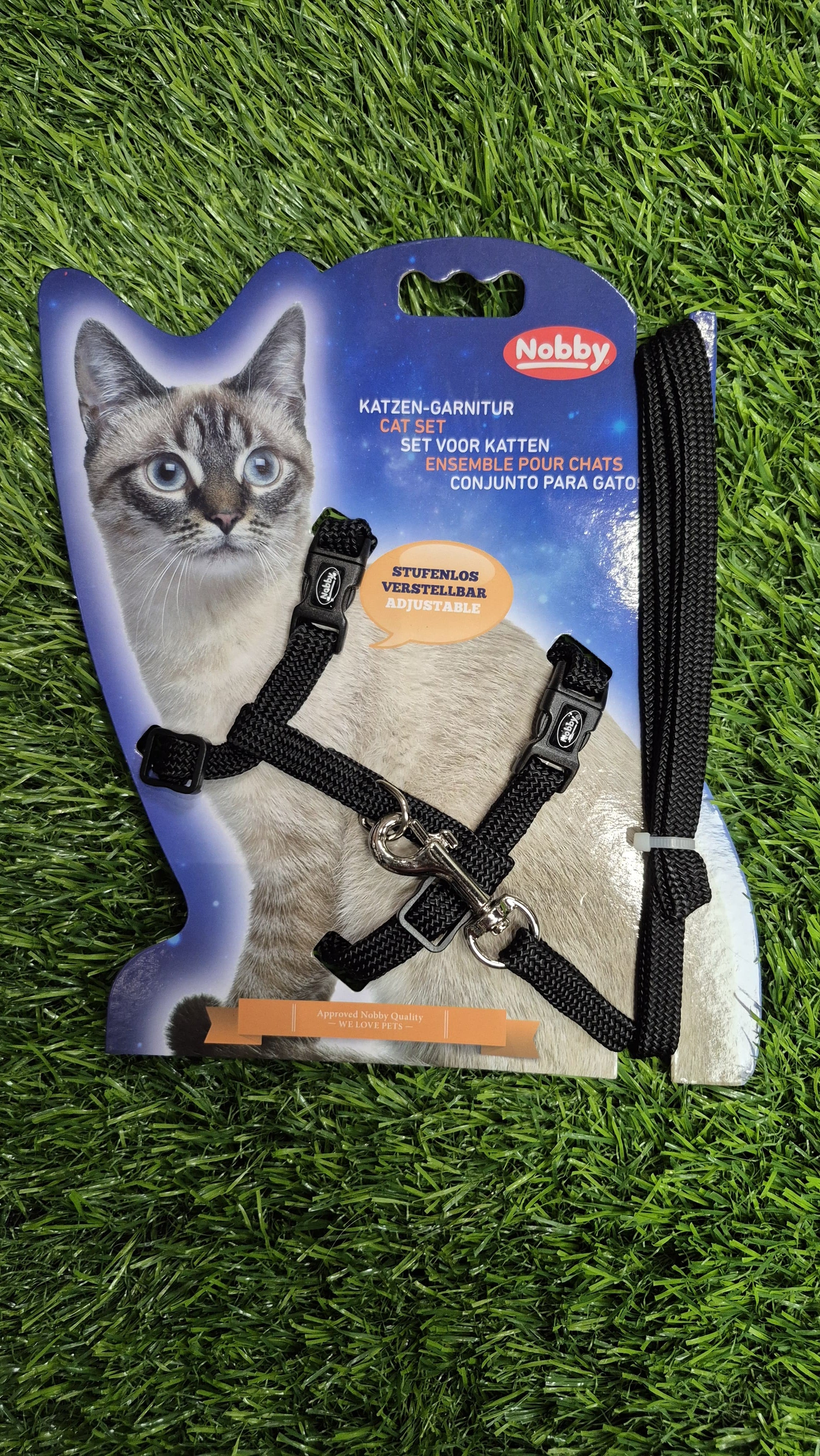 Nobby Adjustable Reflective Cat Harness Set