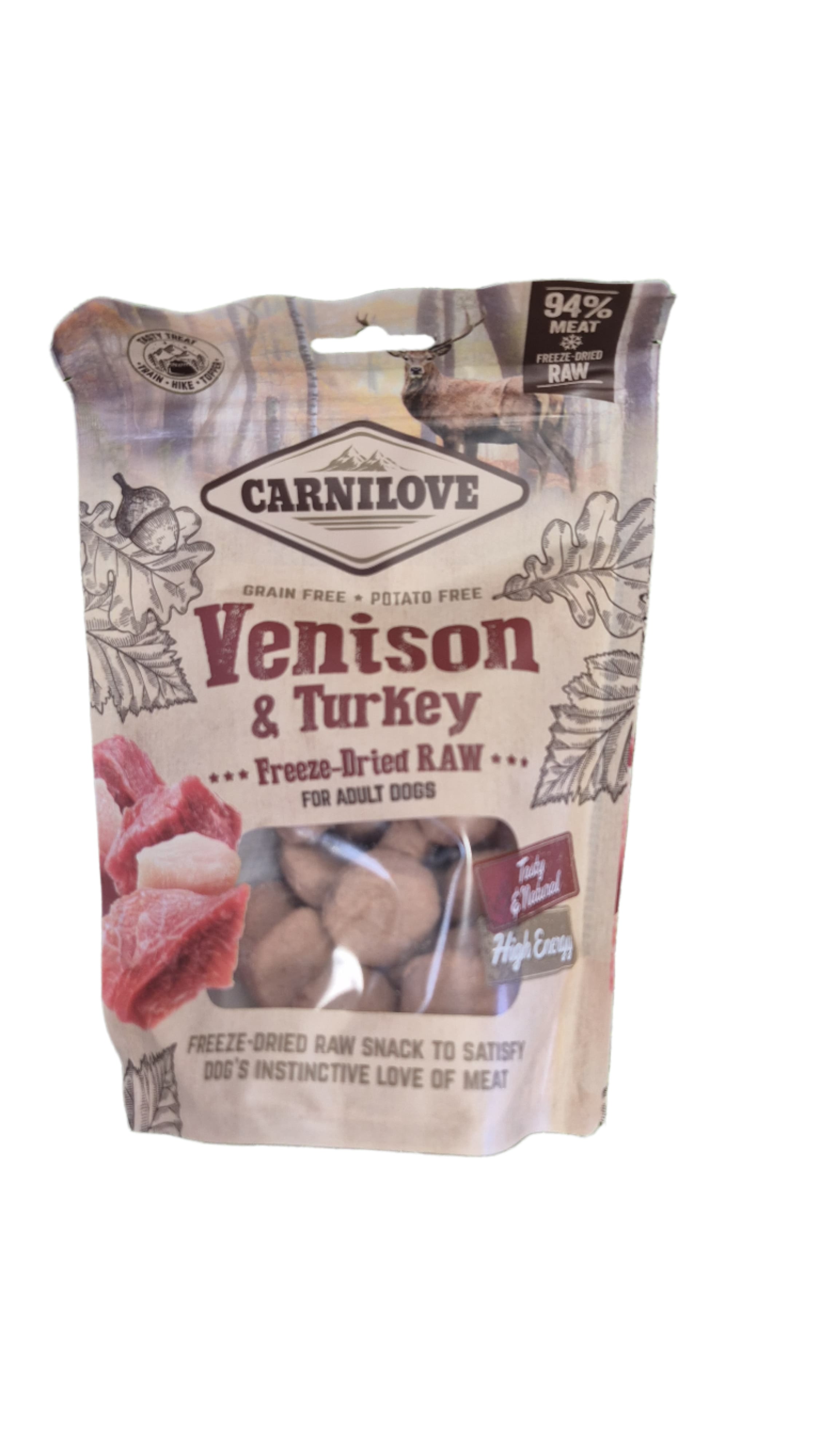 Carnilove Venison & Turkey Freeze-Dried RAW Dog Treats