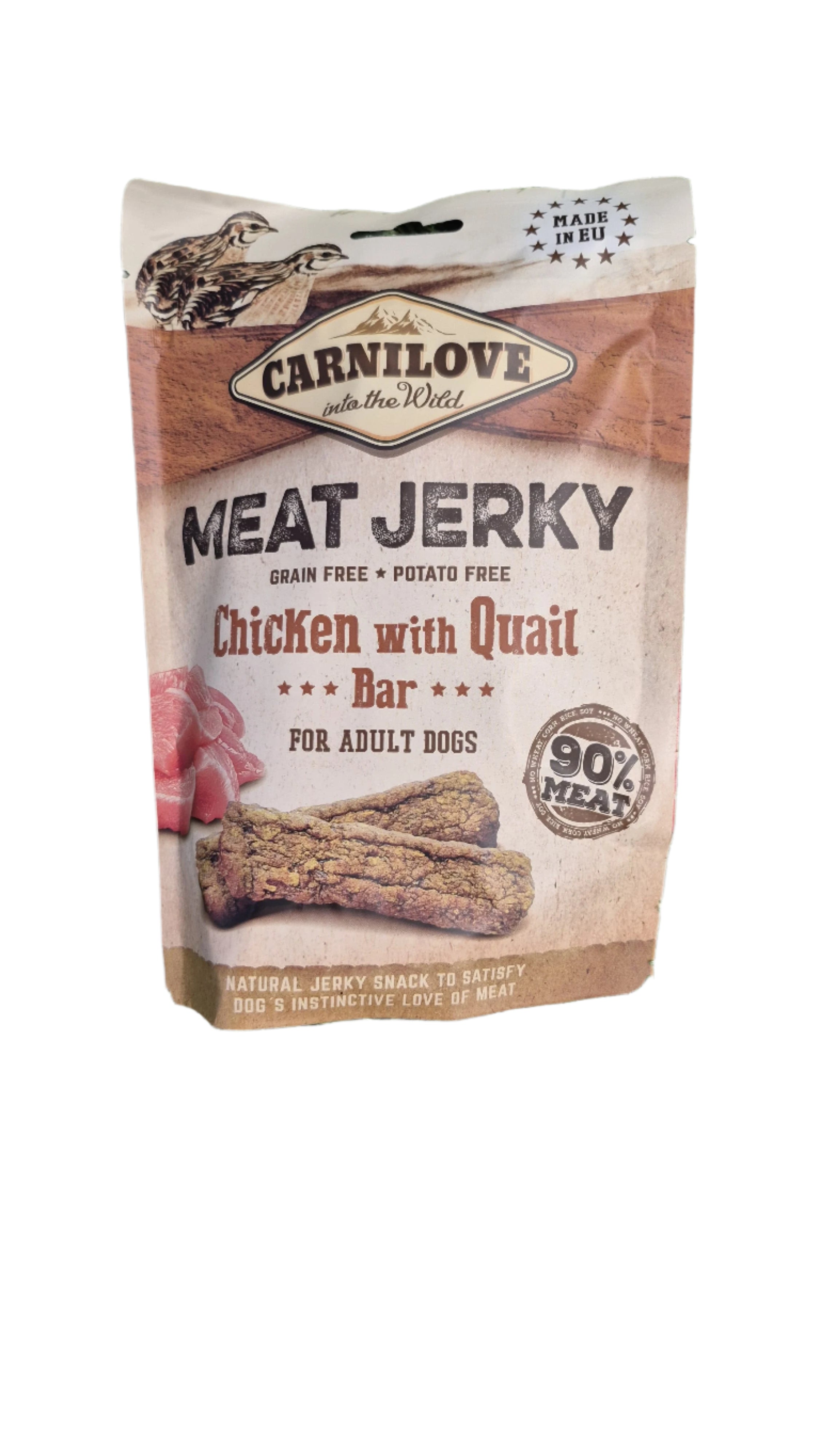 Carnilove Meat Jerky – Chicken with Quail Bar