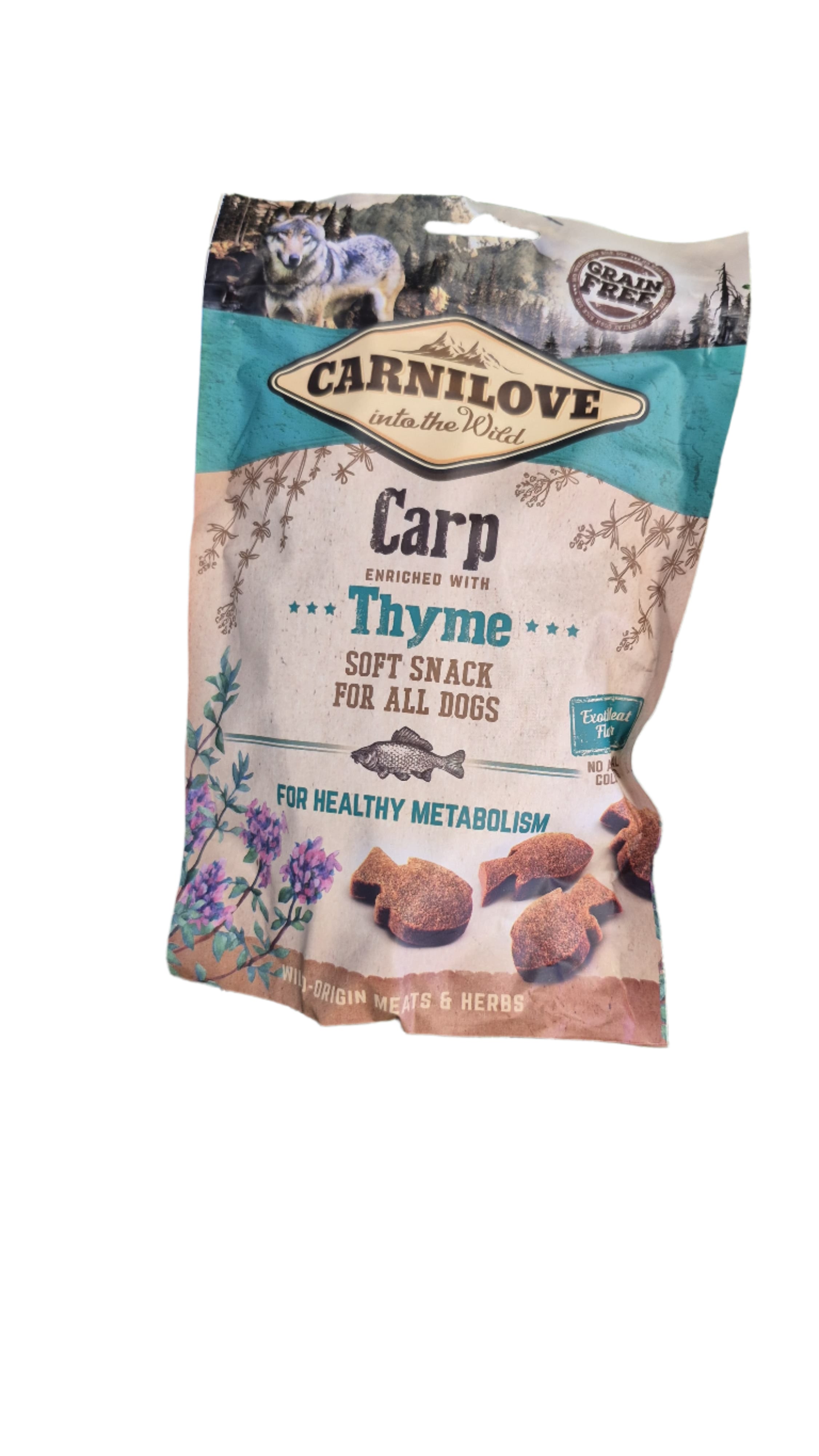 Carnilove into the Wild Carp Snack with Thyme