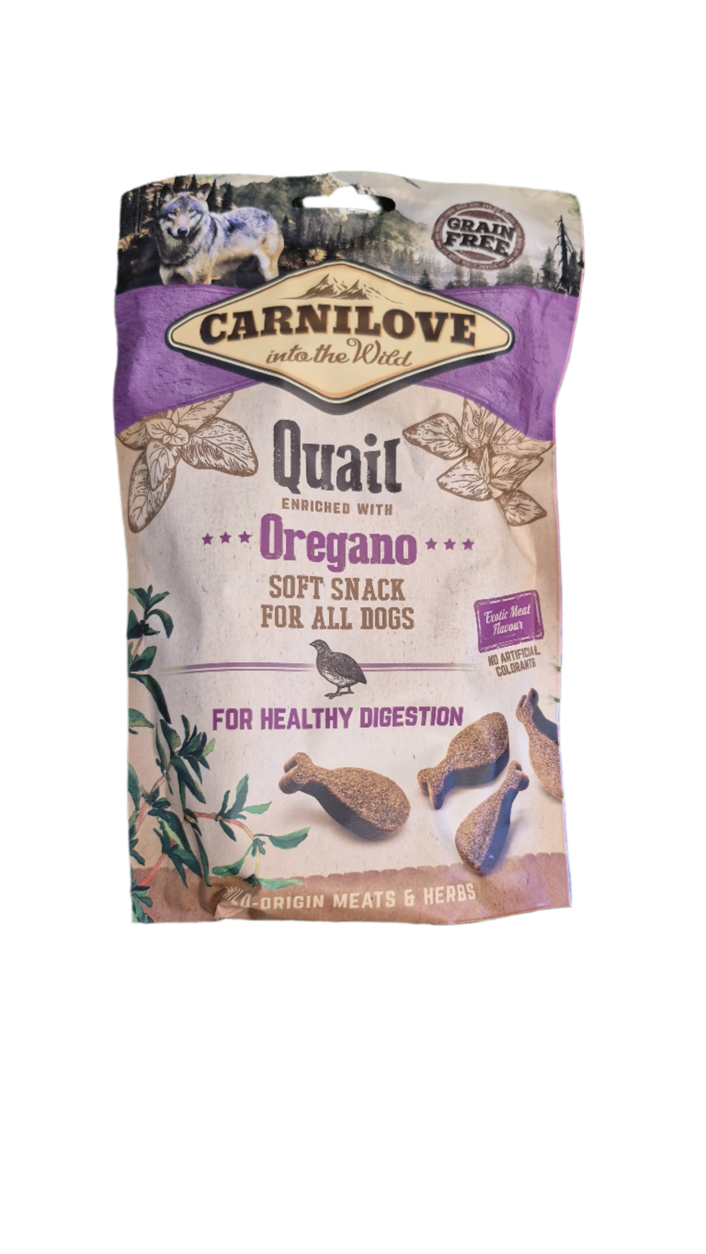 Carnilove into the Wild Quail Snack with Oregano