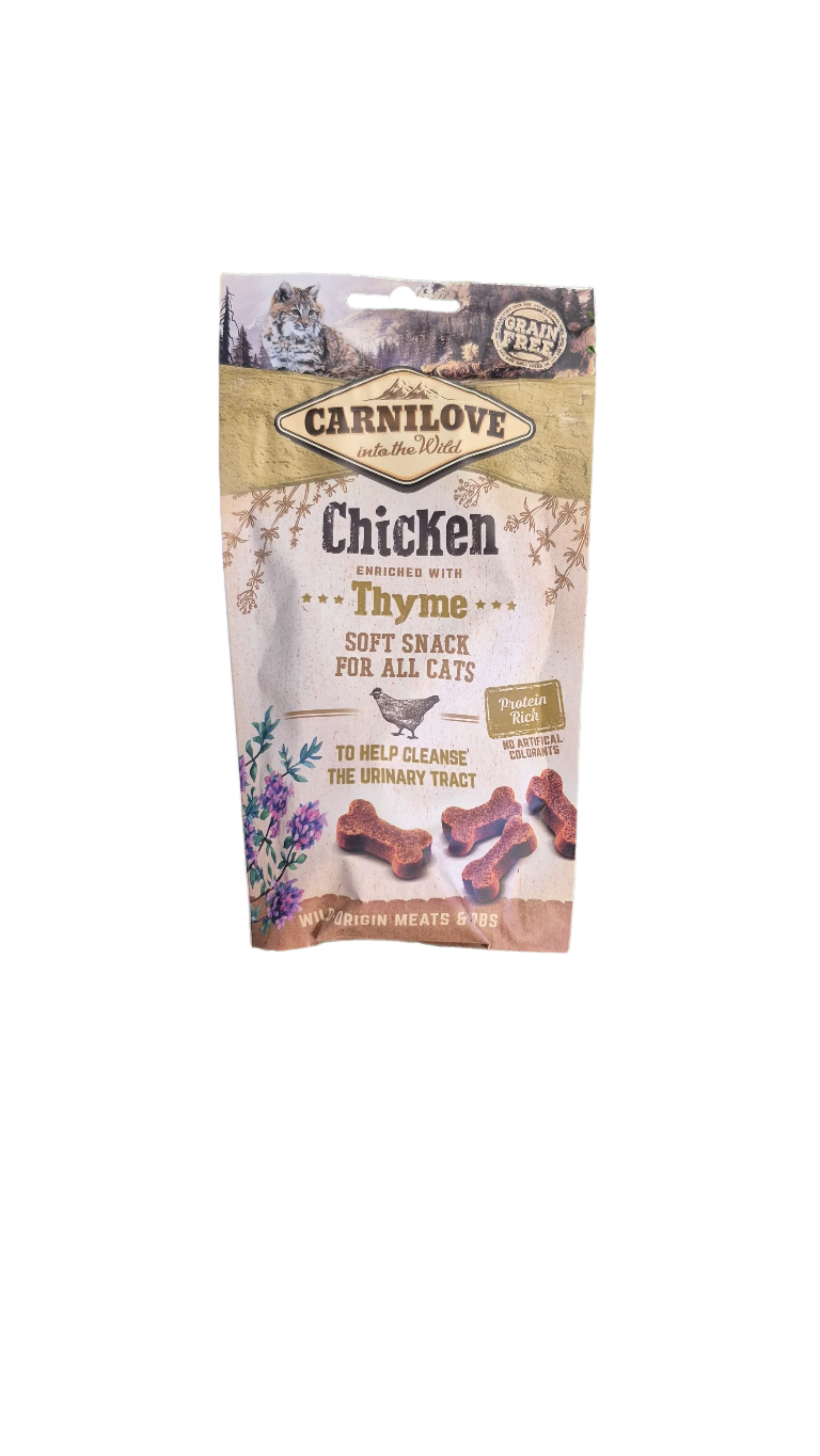 Carnilove Into the Wild Cat Soft Snack – Chicken enriched with Thyme