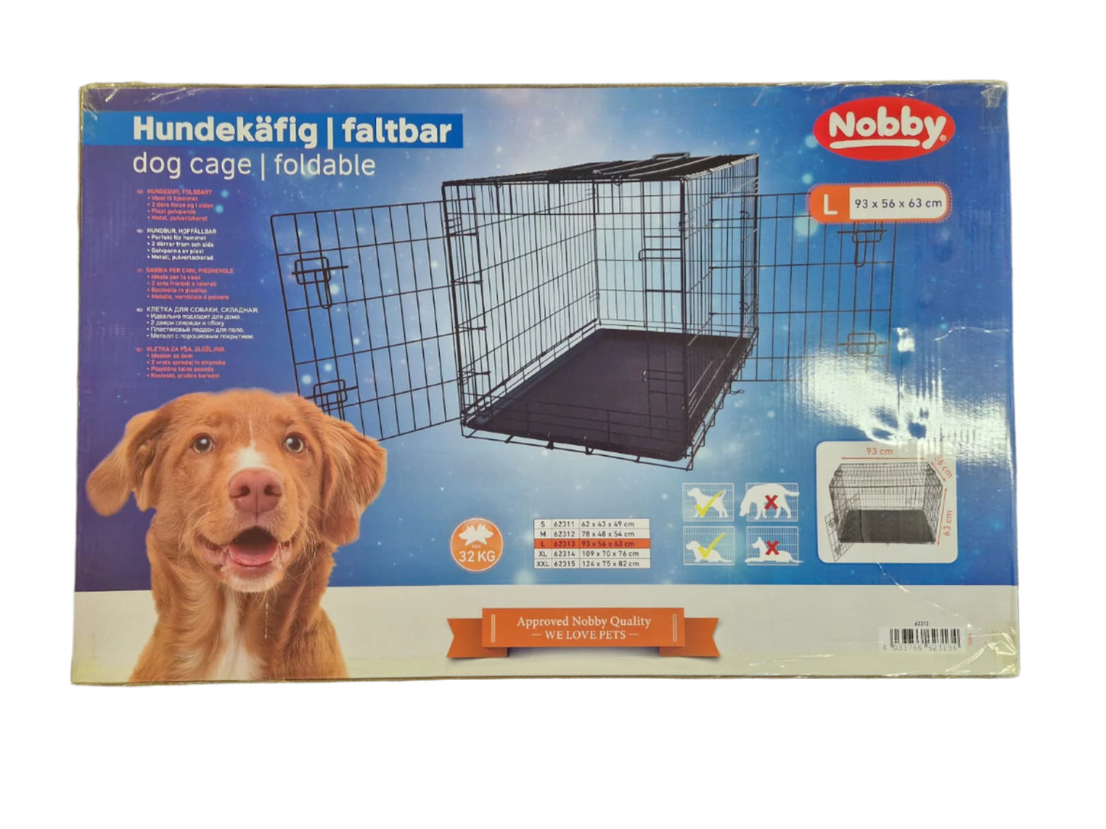Nobby Foldable Dog Crate