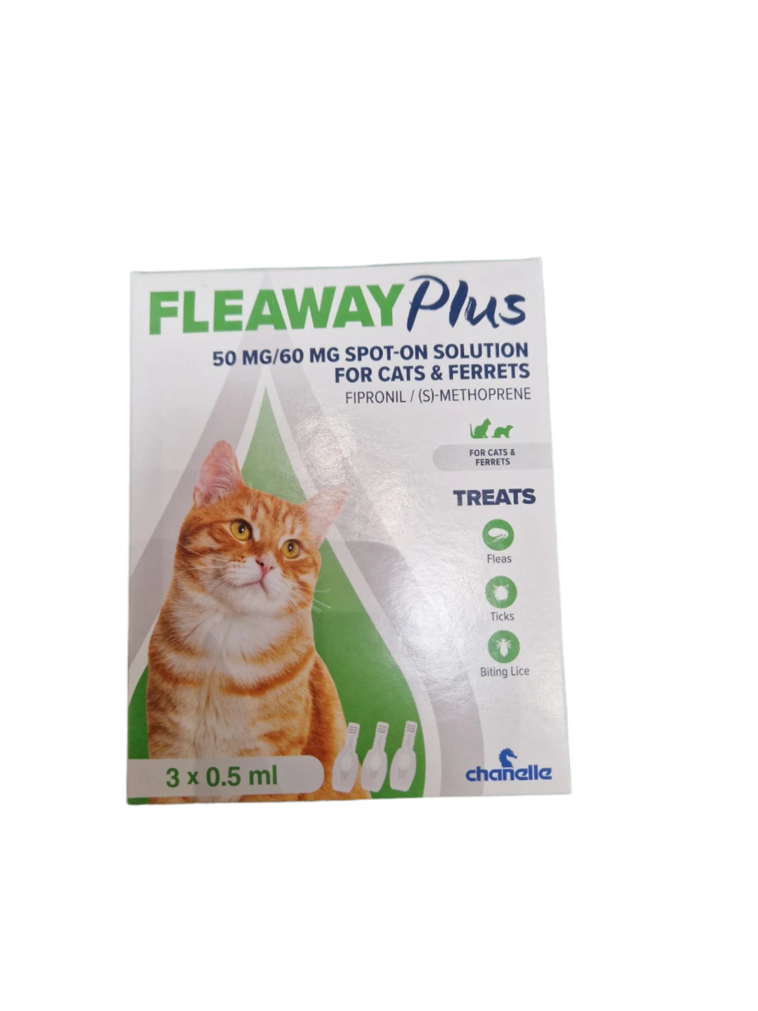 FLEAWAY Plus 50mg Spot-on Solution for Cats and Ferrets