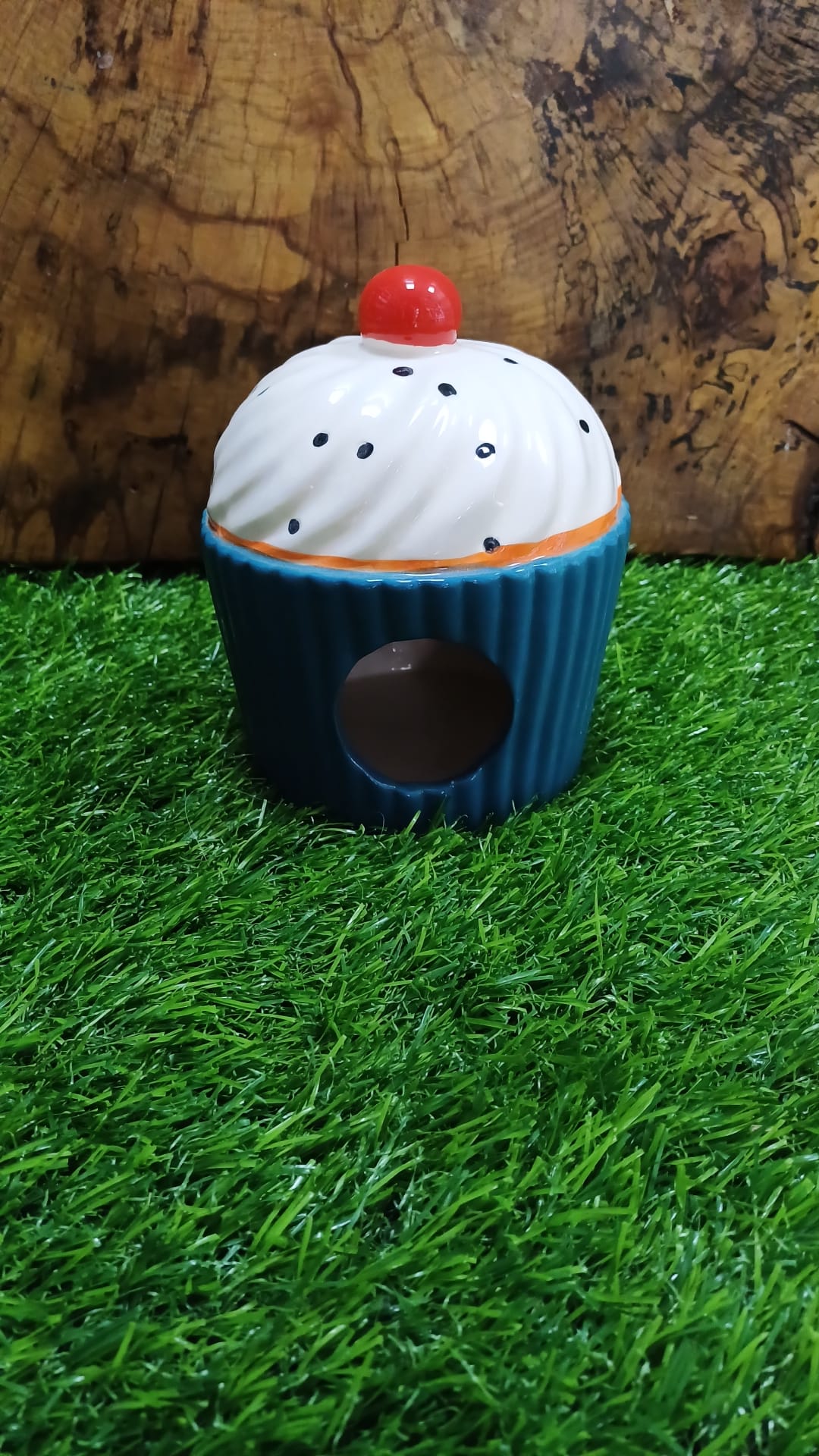 Ceramic Cupcake Hamster House