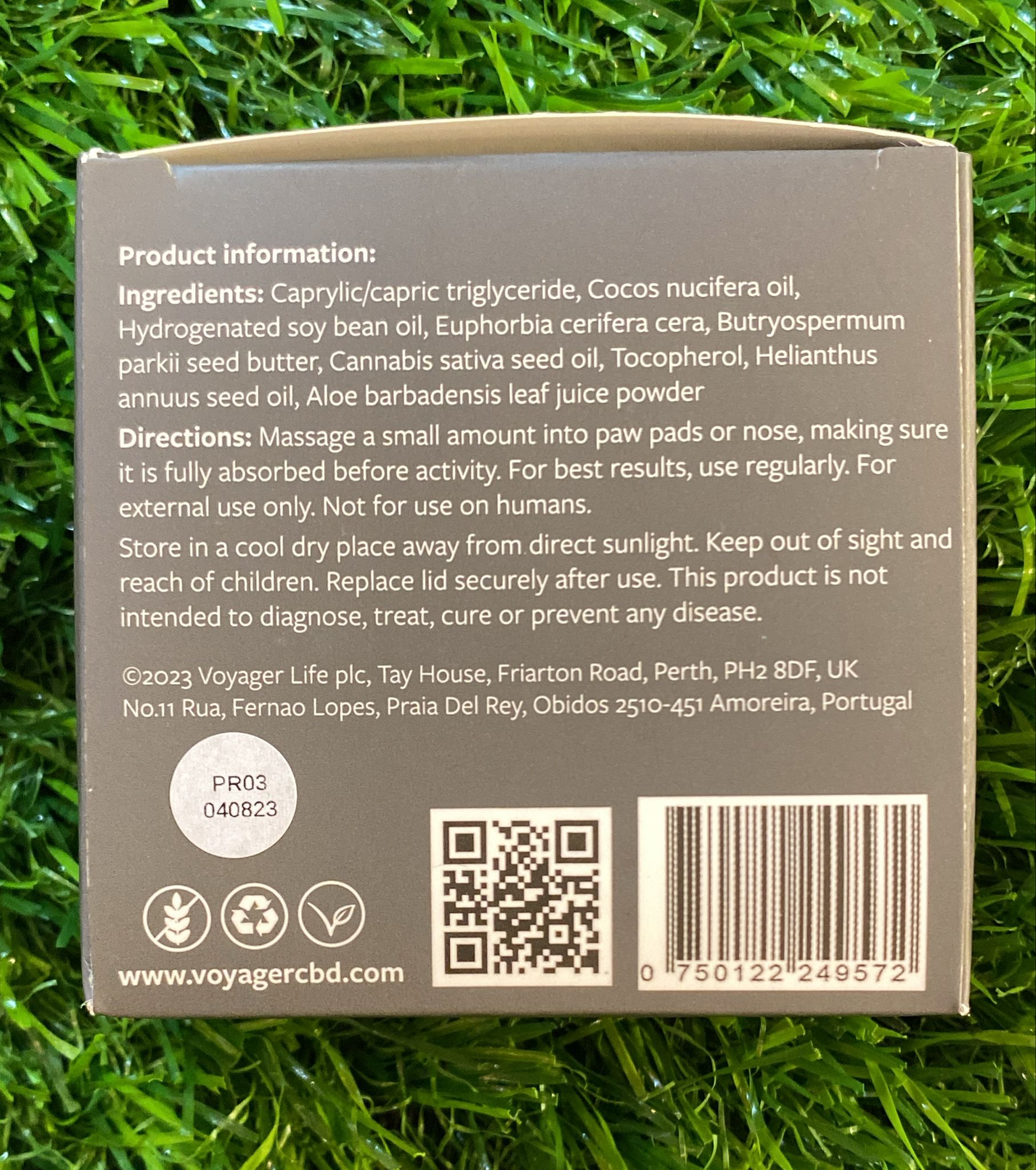 Voyager Hemp Paw & Nose Balm