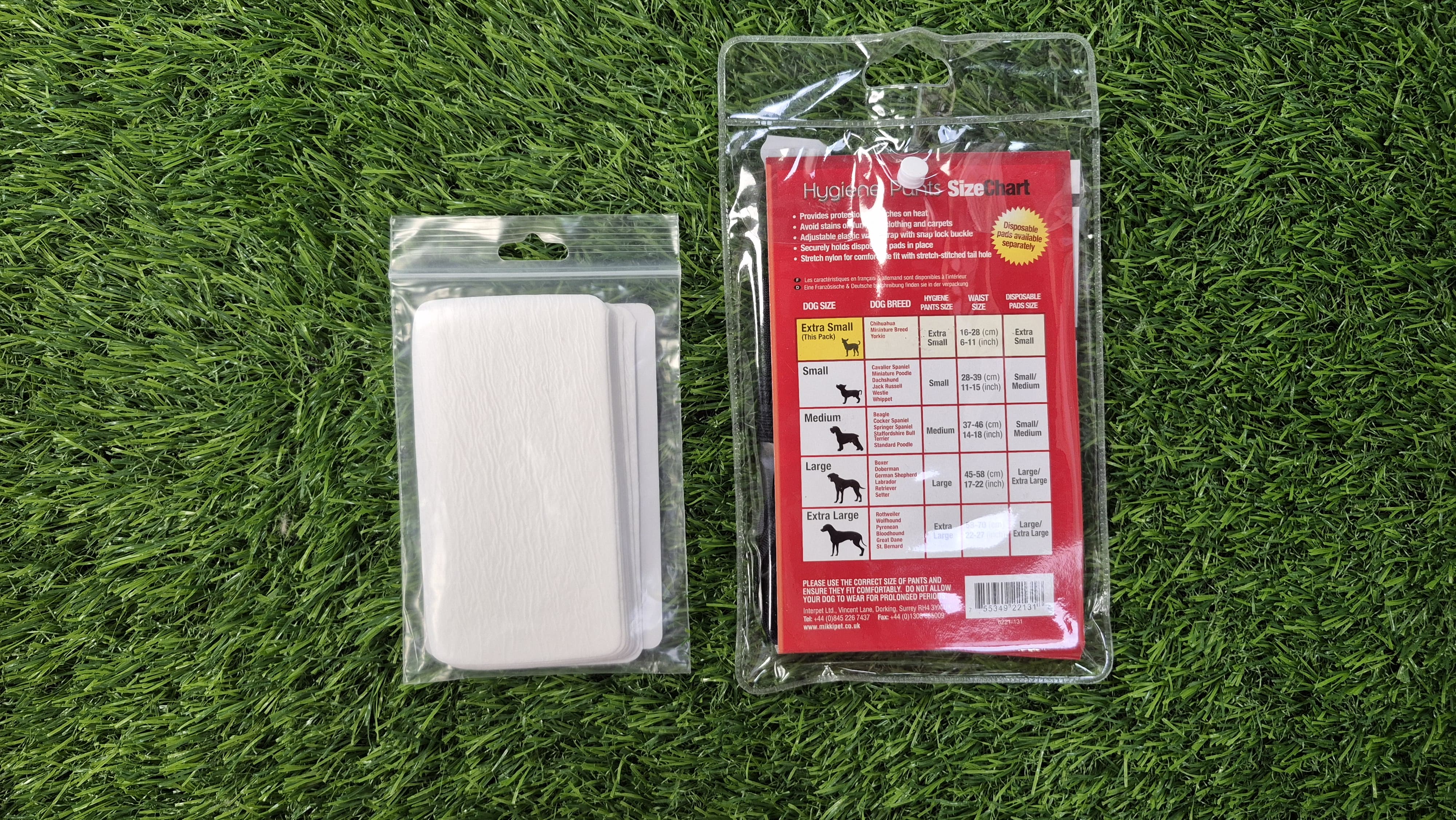 Mikki Hygiene Pants for Dogs & Pads