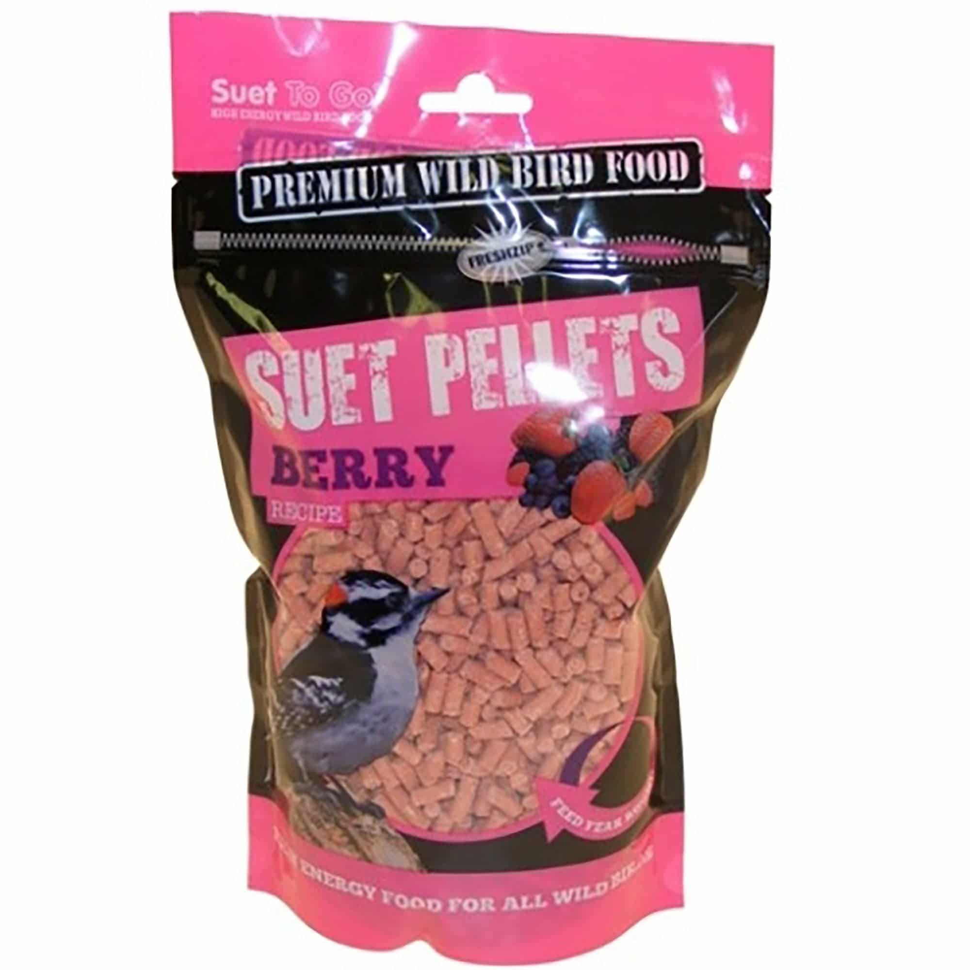Wild Bird Berry Suet Pellets 550g