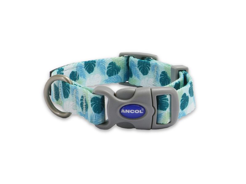 Soho Green Leaf Dog Collar
