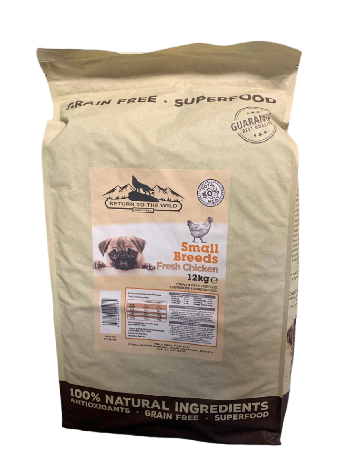 Chicken with Sweet Potato & Herbs- Small Breed Dog Food - New Return to the Wild