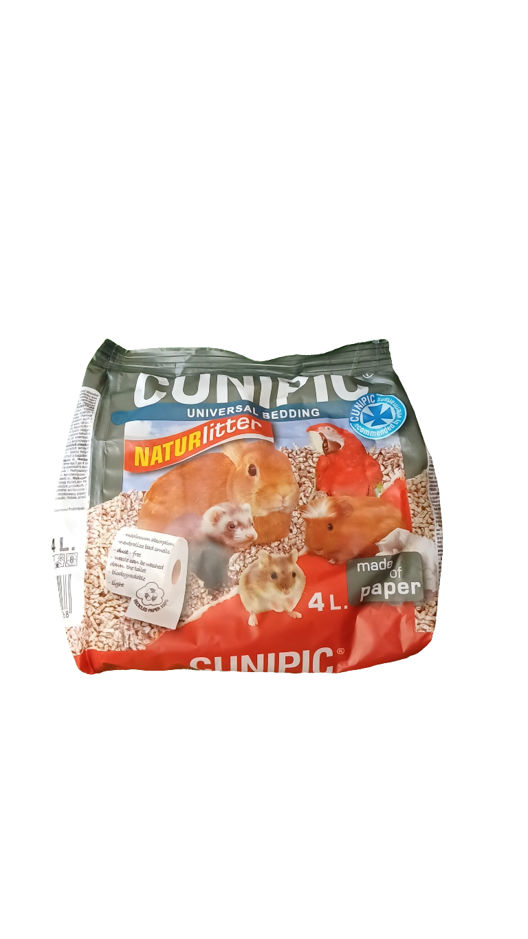 Cunipic Bedding – Natural Paper-Based Litter for Small Animals & Birds