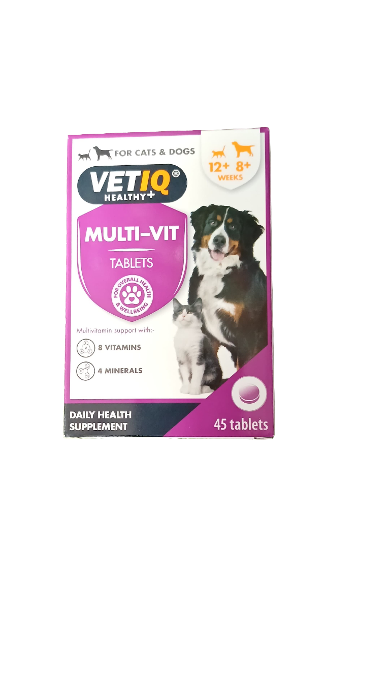 VETIQ Multi-Vit Tablets – Daily Health Supplement for Cats & Dogs