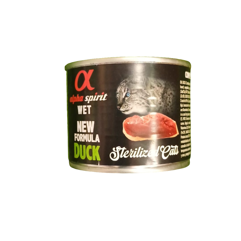 Alpha Spirit Wet Cat Food – Duck