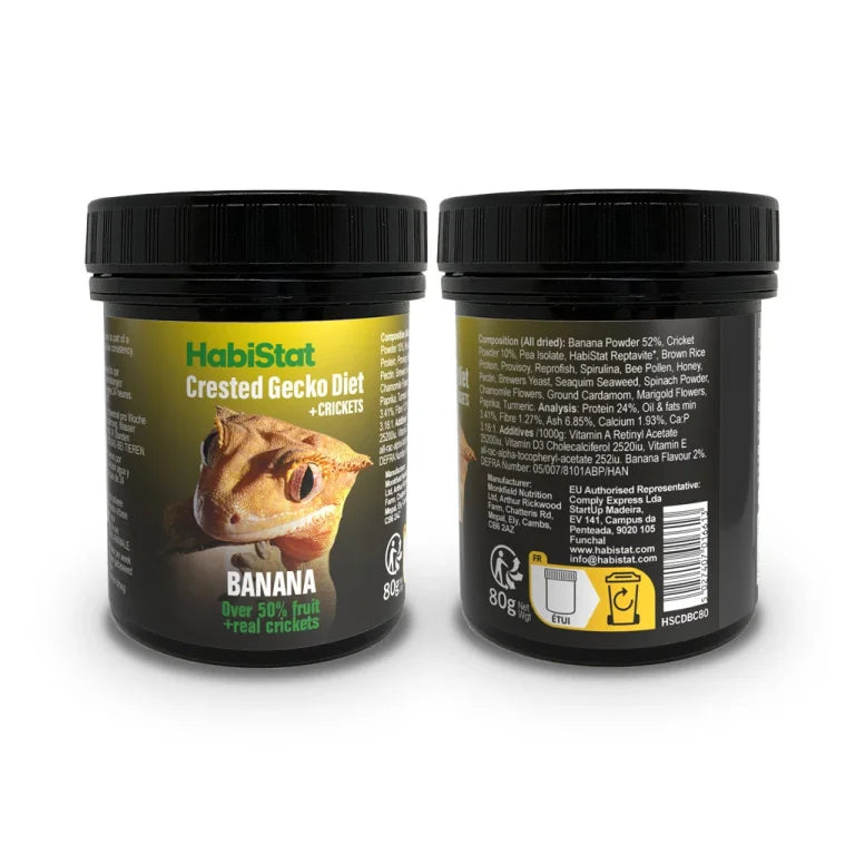 Banana Crested Gecko Diet by HabiStat