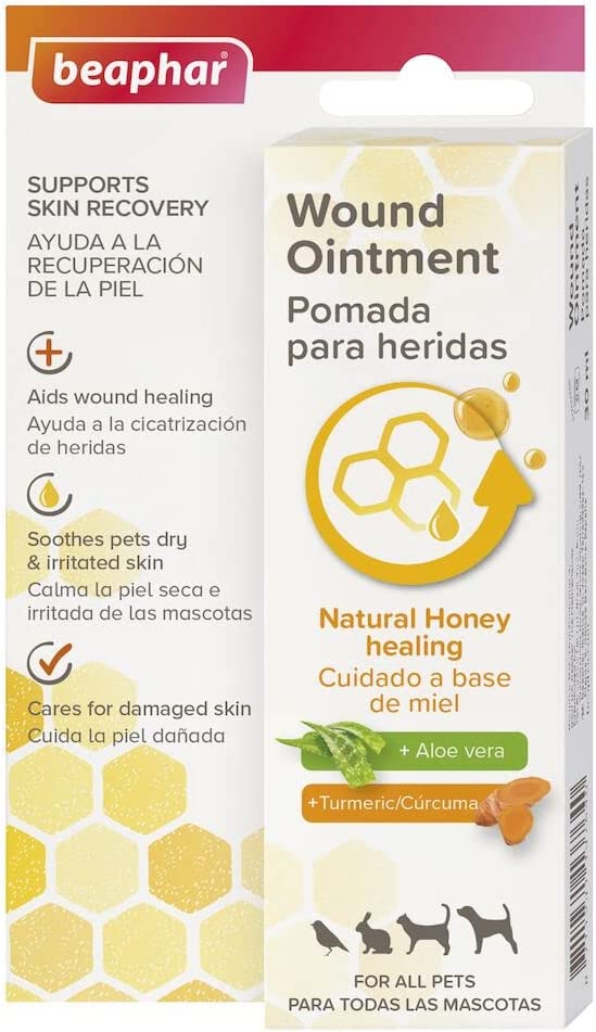 Beaphar Wound Ointment Honey Aloe All Pets 30Ml