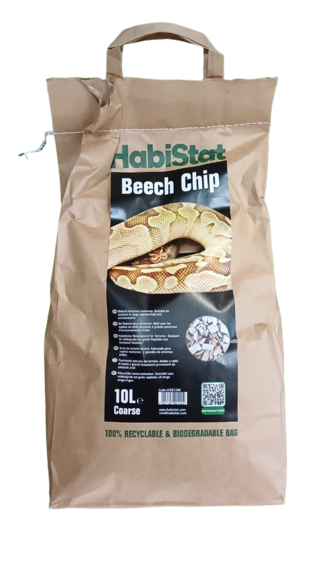 HabiStat Beech Snake Chip Bedding