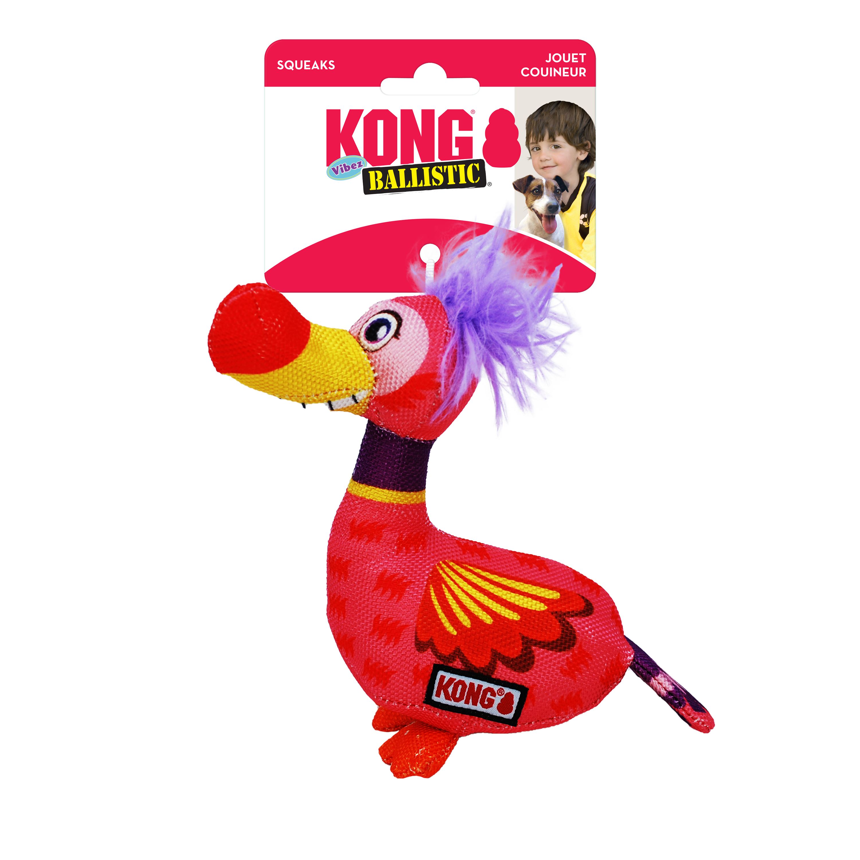 Vibez Bird Dog Squeaky Toy