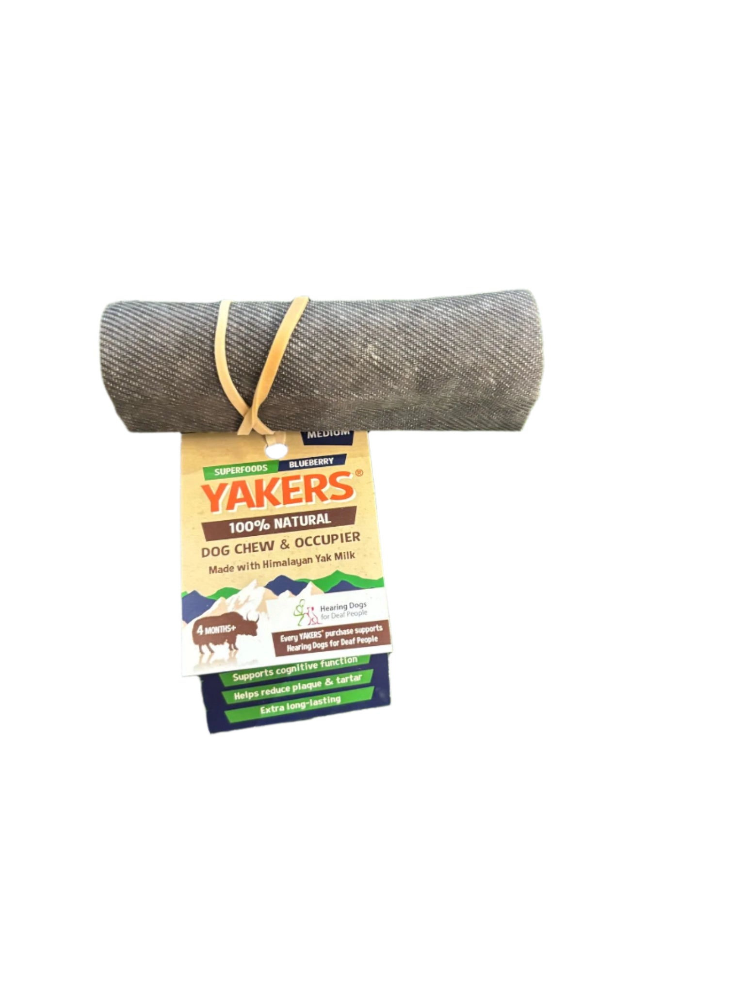 Medium Blueberry Yakers Dog Chew