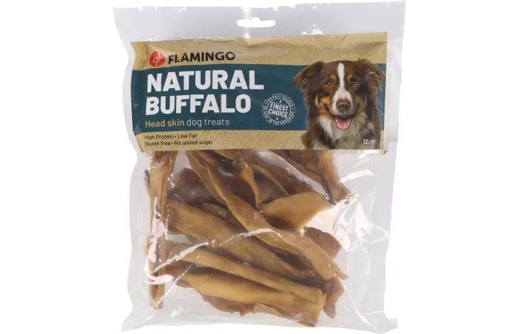 Buffalo Head Skin Natural Dog Treats