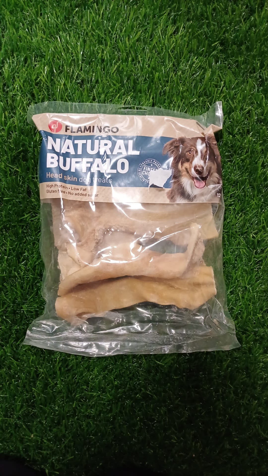 Buffalo Head Skin Natural Dog Treats