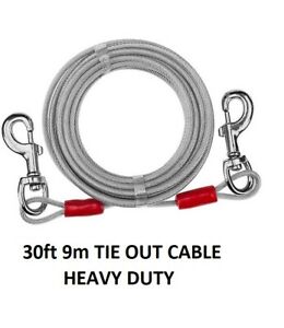 Pet Living 30Ft 9M Tie Out Cable