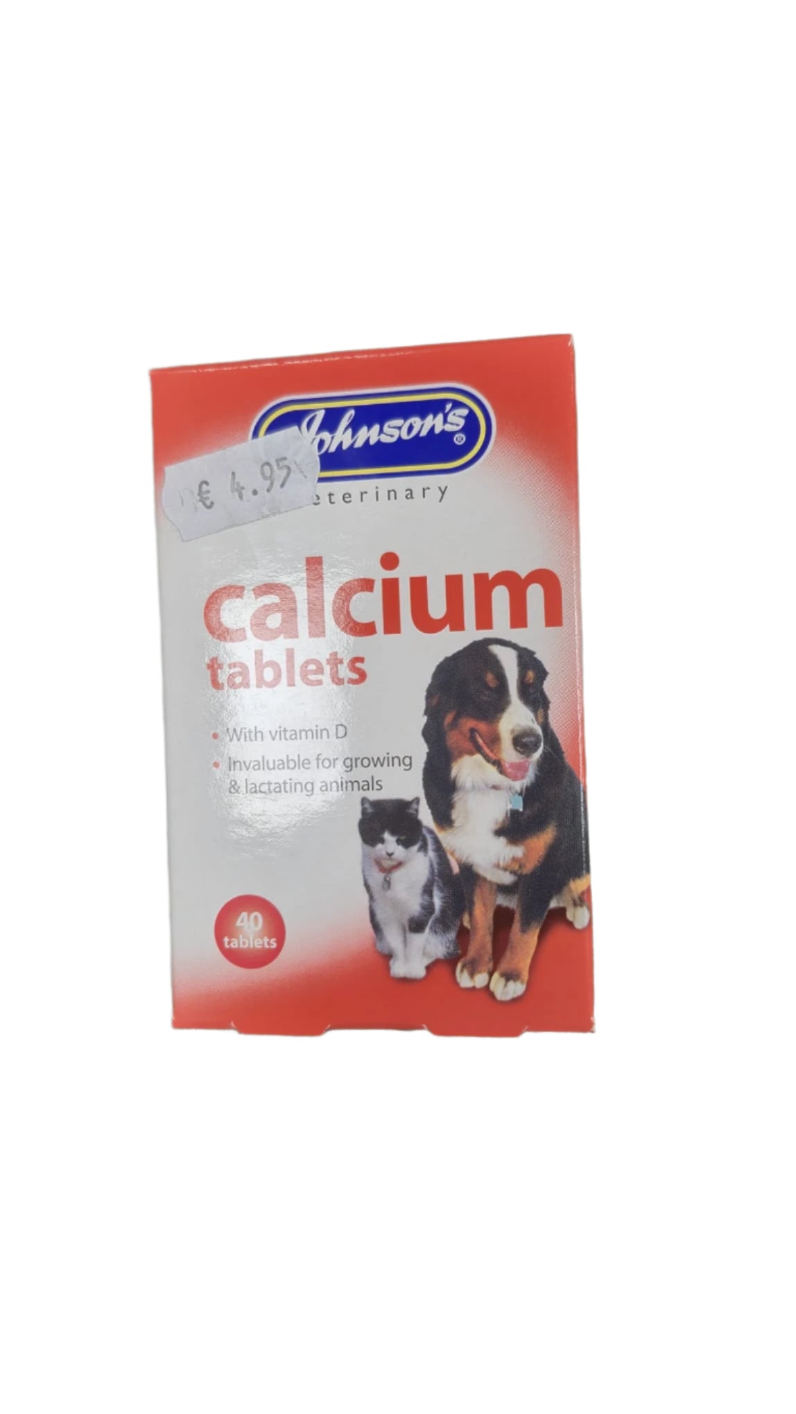 Johnsons Calcium Tablets For Cats & Dogs