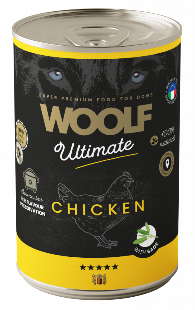 Woolf Chicken Canned Wet Dog Food