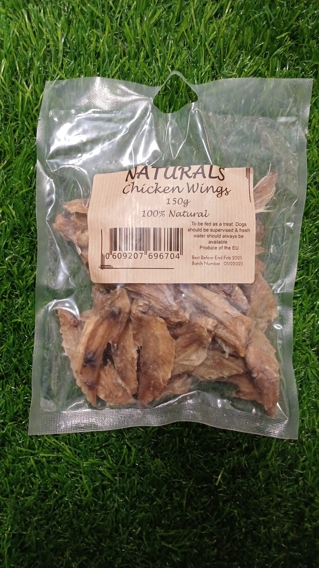 Dried Chicken Wings Natural Dog Treats
