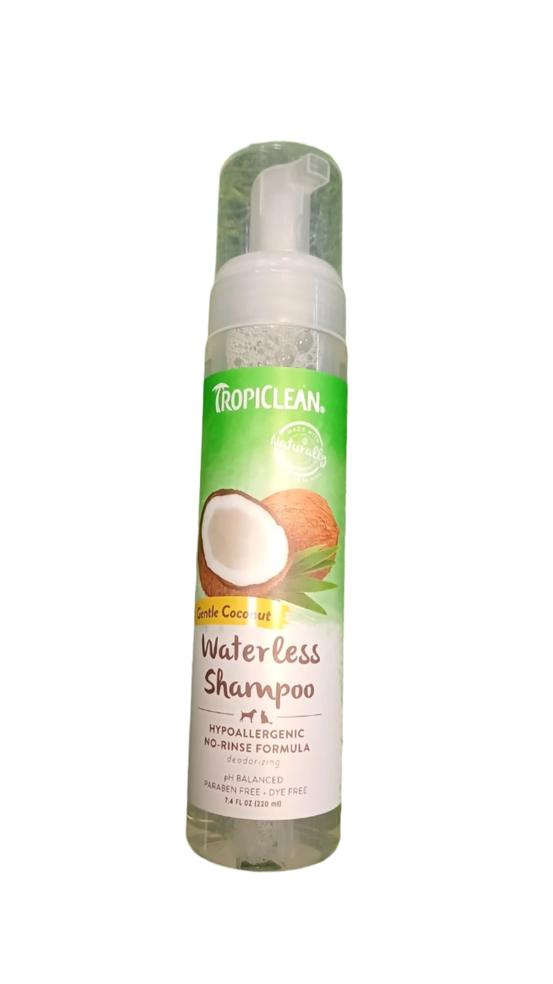 TropiClean Gentle Coconut Waterless Shampoo