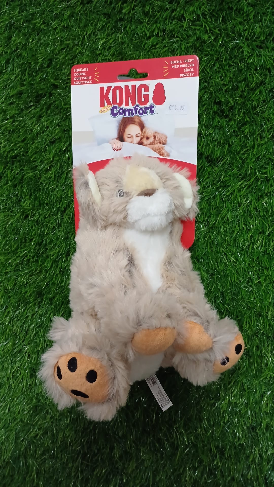 Lion Comfort Dog Removeable Squeaker Toy