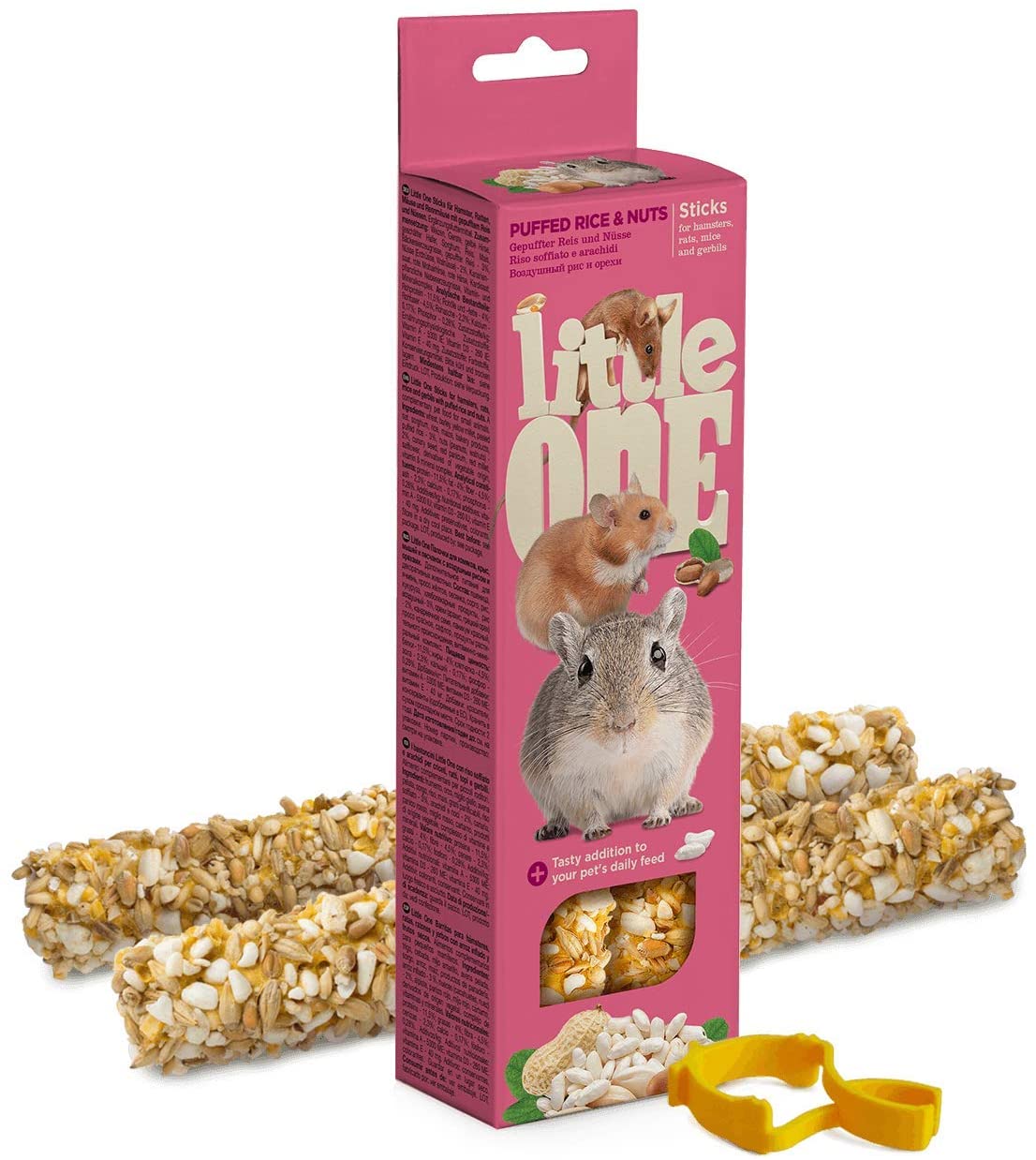 Little One Puffed Rice And Nuts Sticks