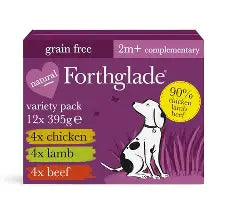 Forthglade Grain-Free Complementary Dog Food – Natural Variety Pack