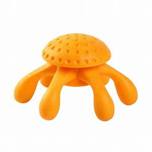 Kiwi Walker Octopus Dog Toy - Large Orange
