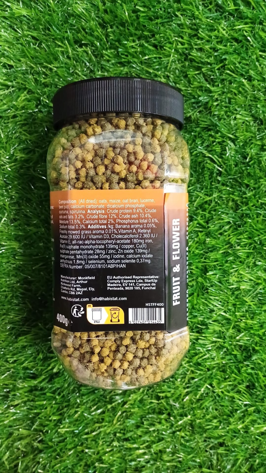 Habistat Dry Tortoise Food Fruit and Flower