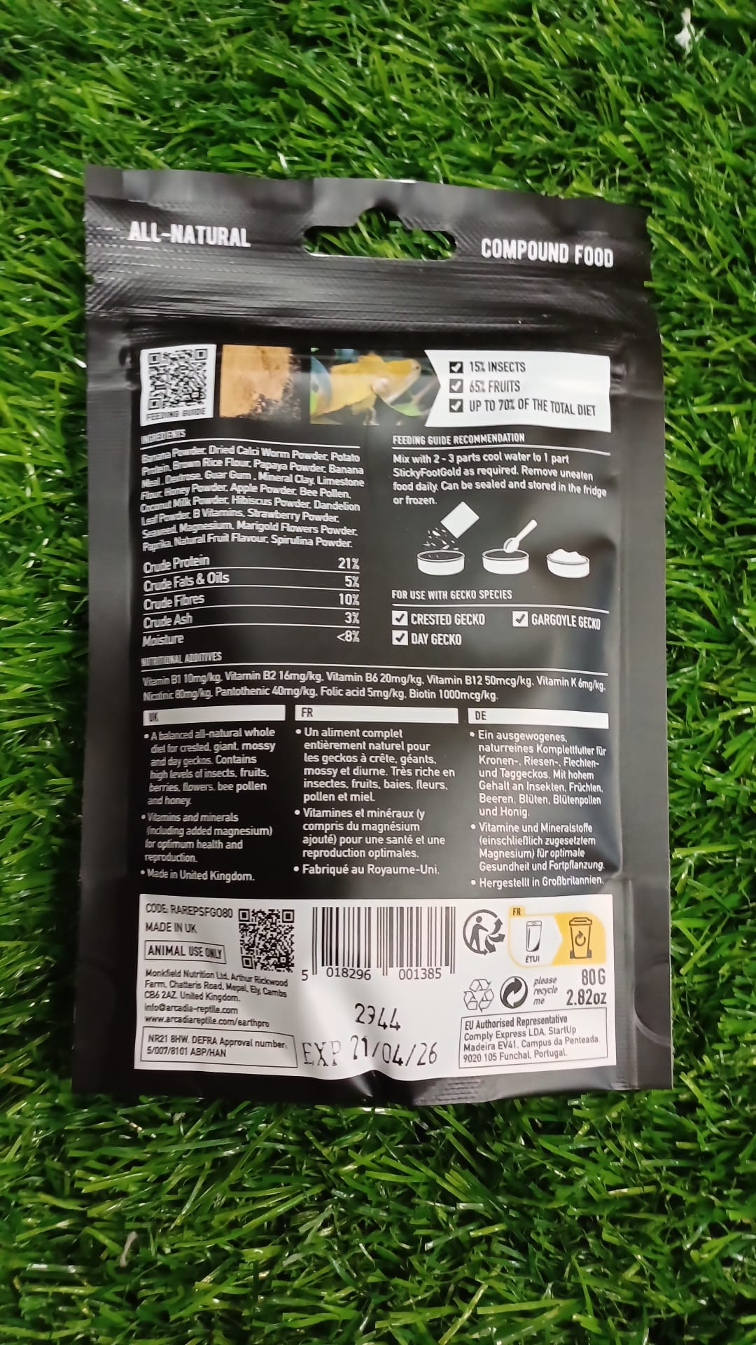 Original SFG-Gecko Food
