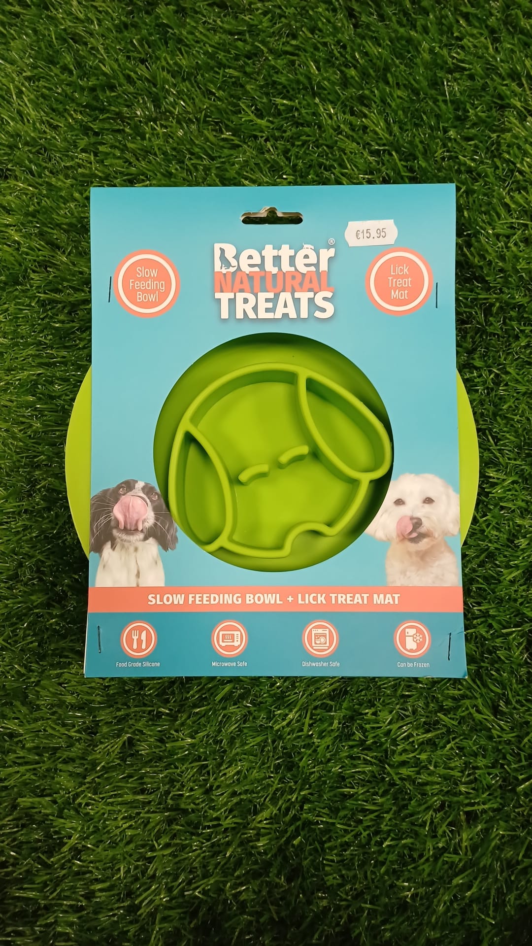 Slow Feeding Bowl & Lick Treat Bowl All in One